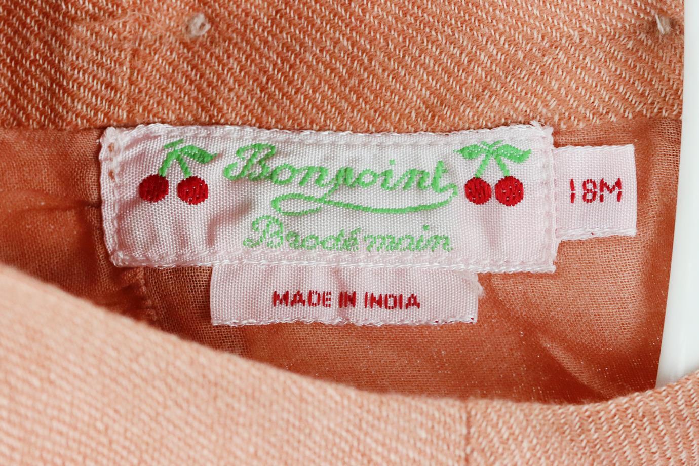 BONPOINT KIDS GIRLS SET OF TWO COTTON AND WOOL DRESS 18 MONTHS - Image 4