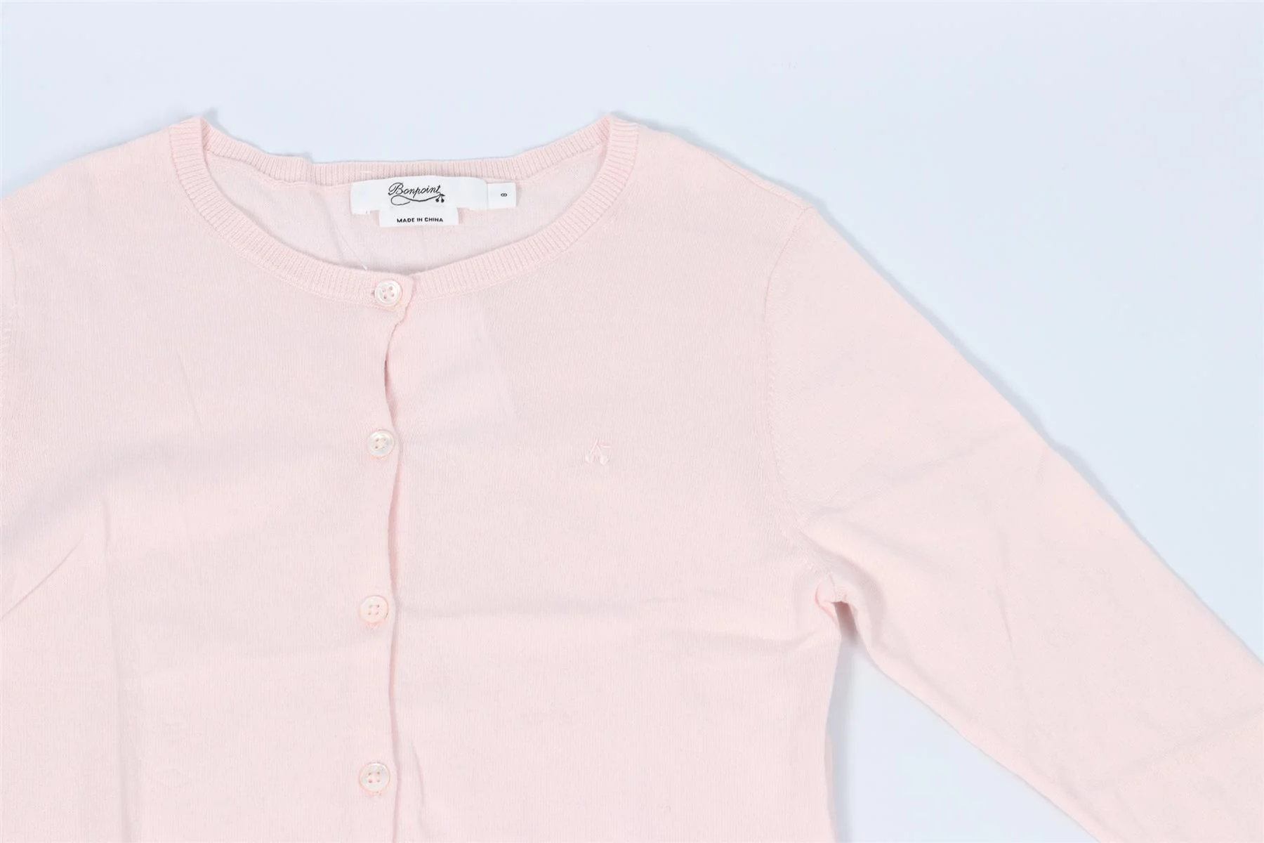 BONPOINT PINK KIDS GIRLS COTTON CARDIGAN 8 YEARS - Image 3