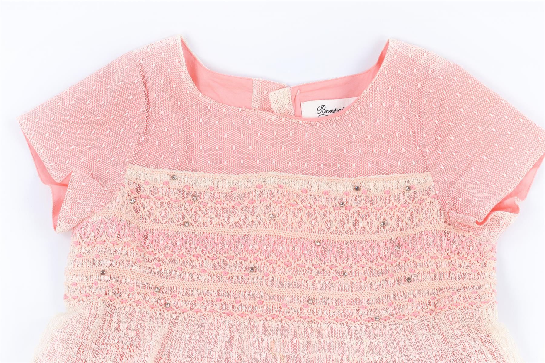 Bonpoint Pink Kids Girls Dress 10 Years - Image 3