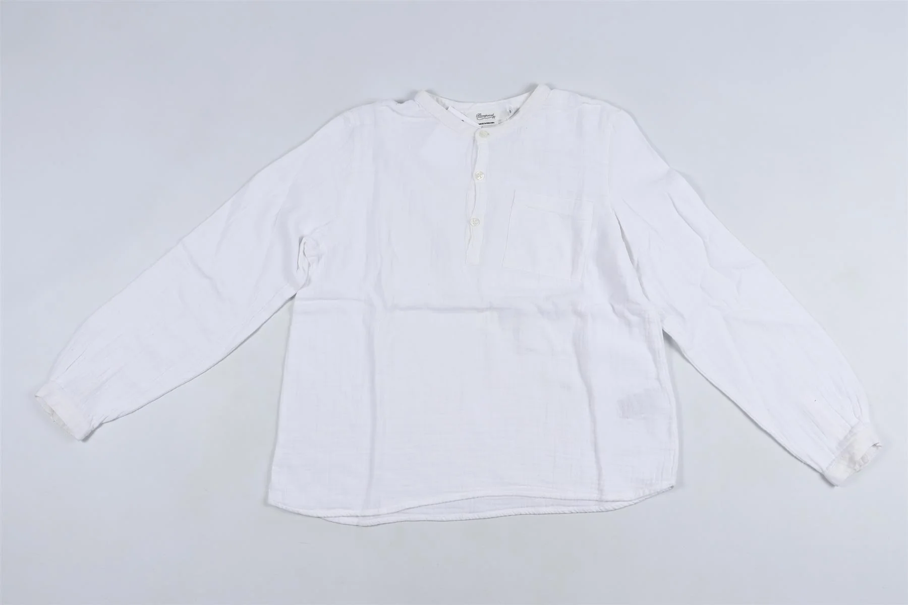 BONPOINT WHITE KIDS BOYS SHIRT 10 YEARS - Image 2