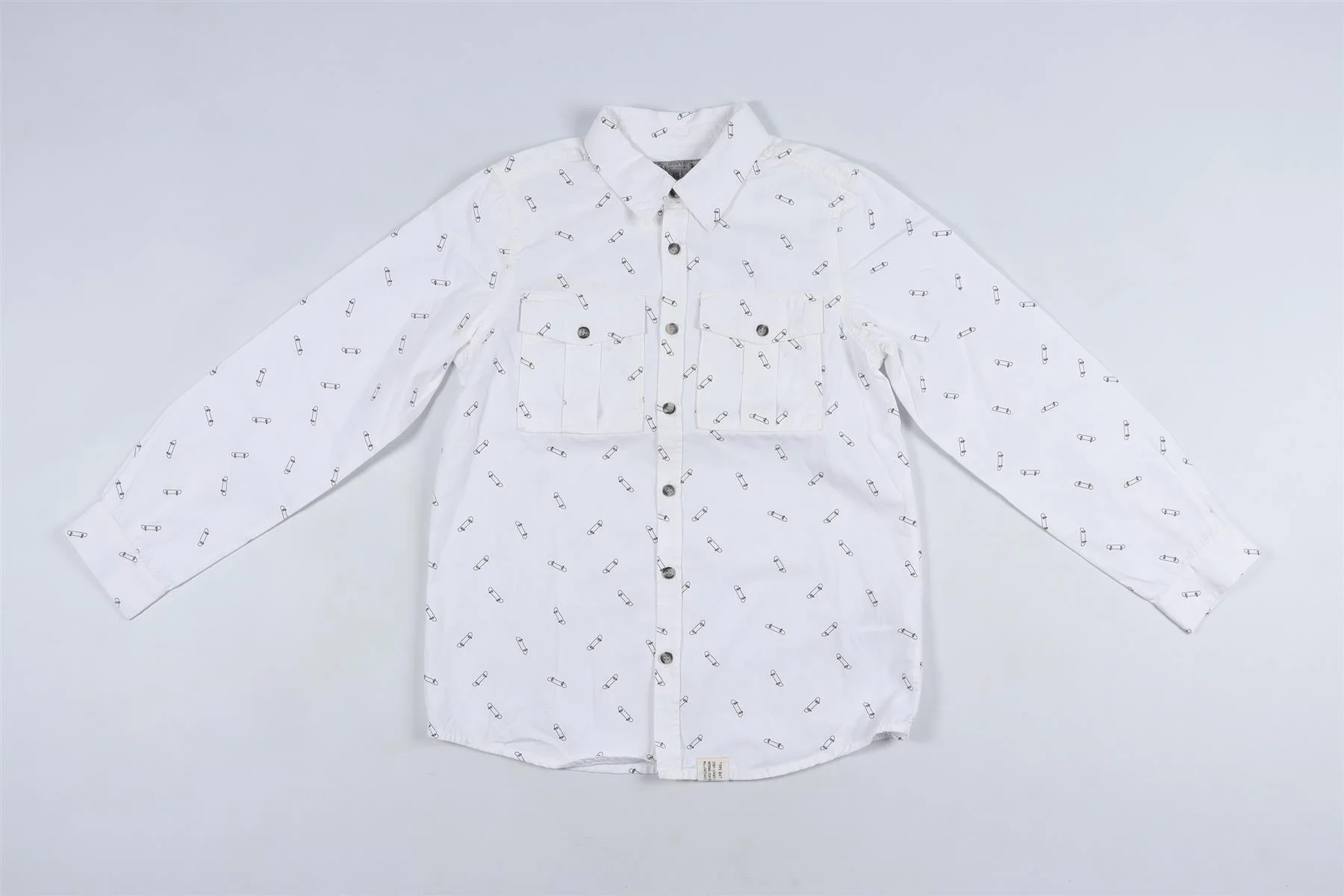 BONPOINT WHITE KIDS BOYS SHIRT 10 YEARS - Image 2