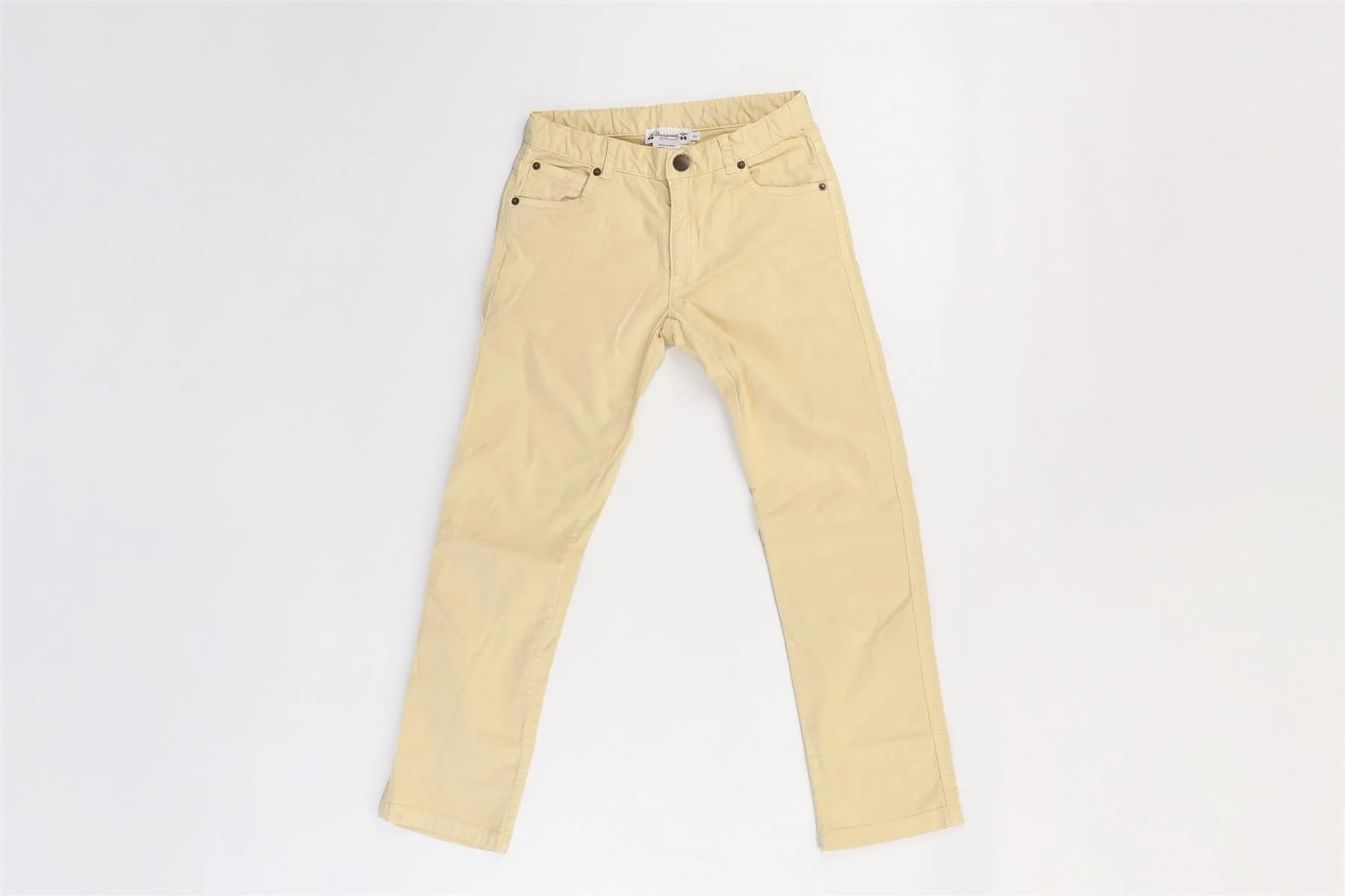 BONPOINT YELLOW KIDS BOYS JEANS 8 YEARS - Image 2