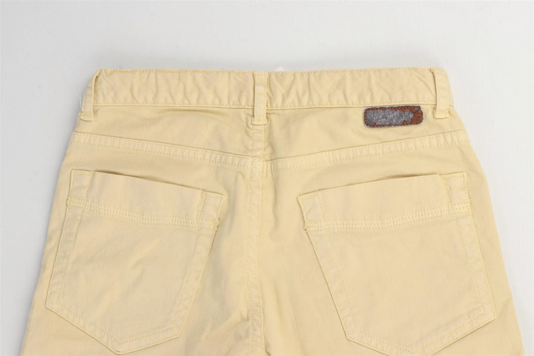 BONPOINT YELLOW KIDS BOYS JEANS 8 YEARS - Image 4