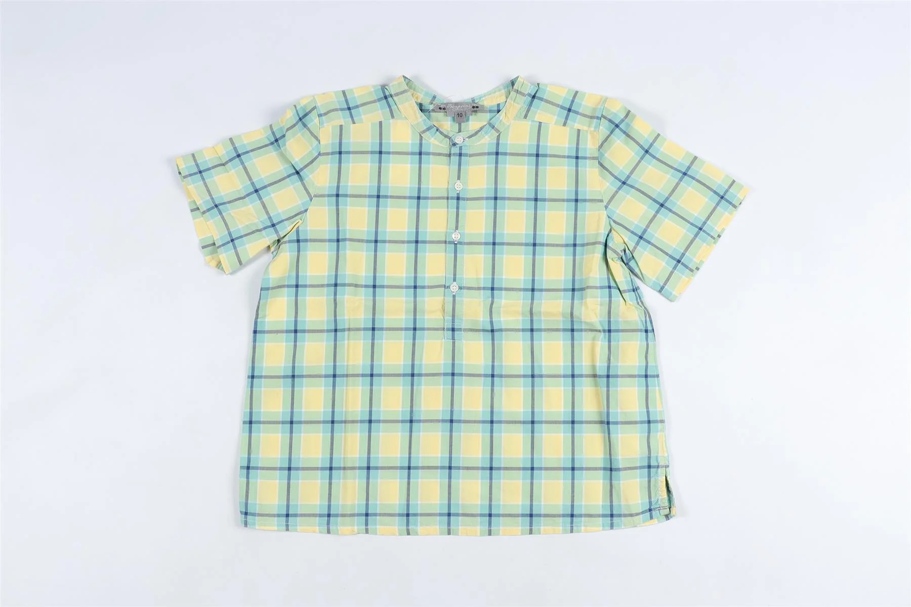 BONPOINT YELLOW KIDS BOYS SHIRT 10 YEARS - Image 2