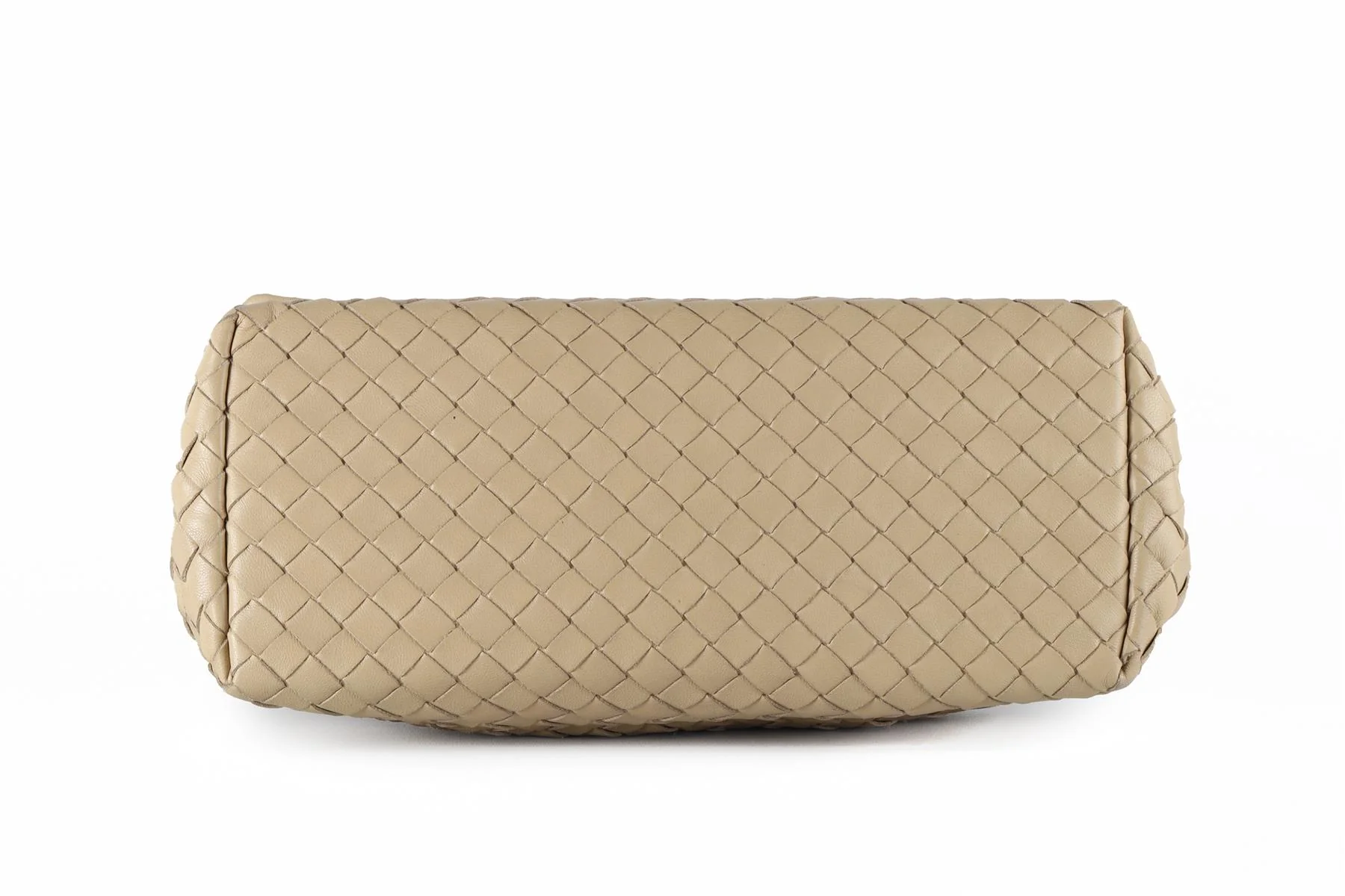 BOTTEGA VENETA BEIGE INTRECCIATO LEATHER CLUTCH - Image 7