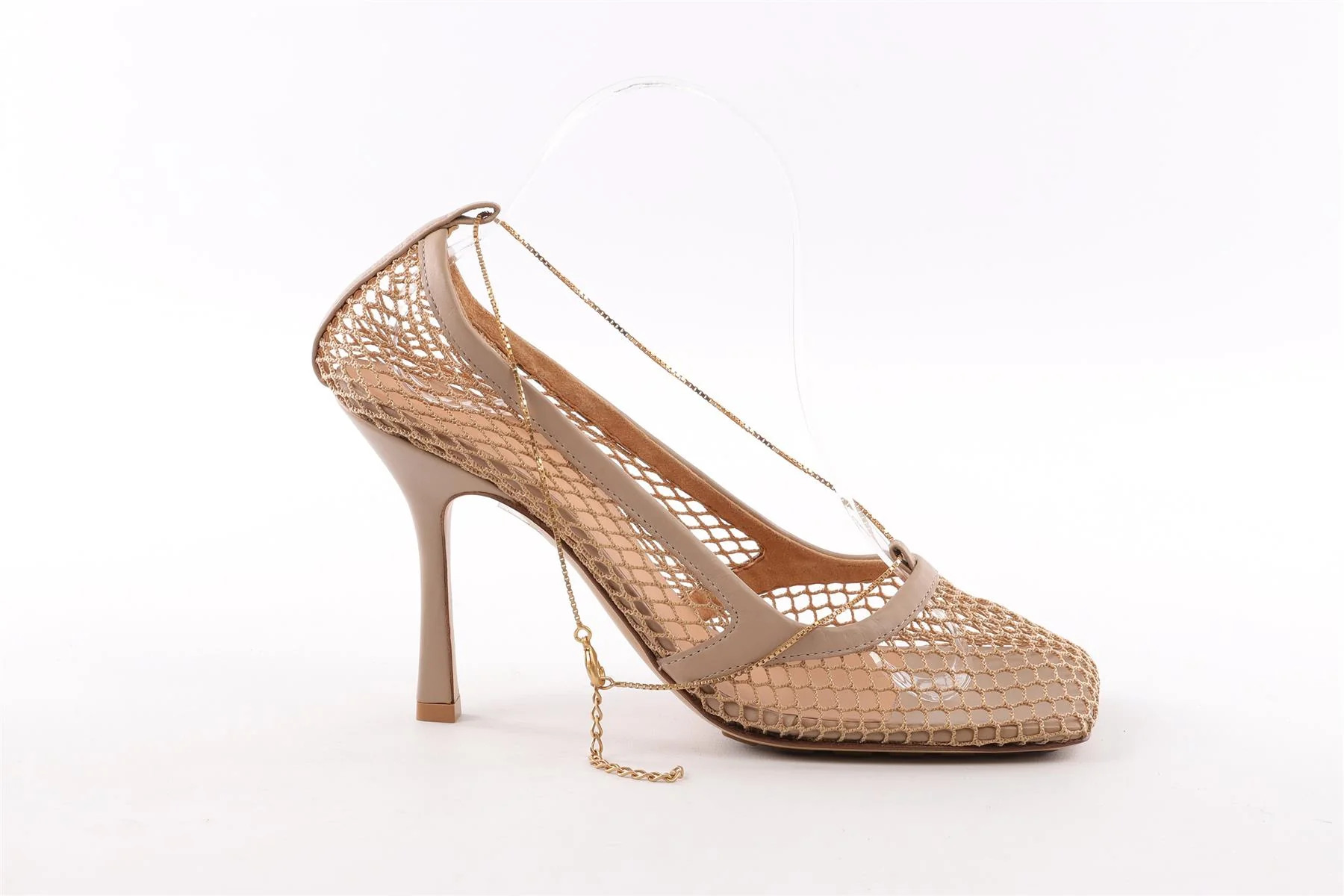 BOTTEGA VENETA BEIGE MESH PUMPS EU 40 UK 7 US 10 - Image 2