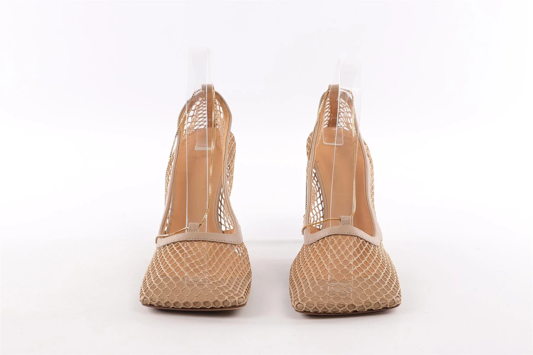 BOTTEGA VENETA BEIGE MESH PUMPS EU 40 UK 7 US 10 - Image 3