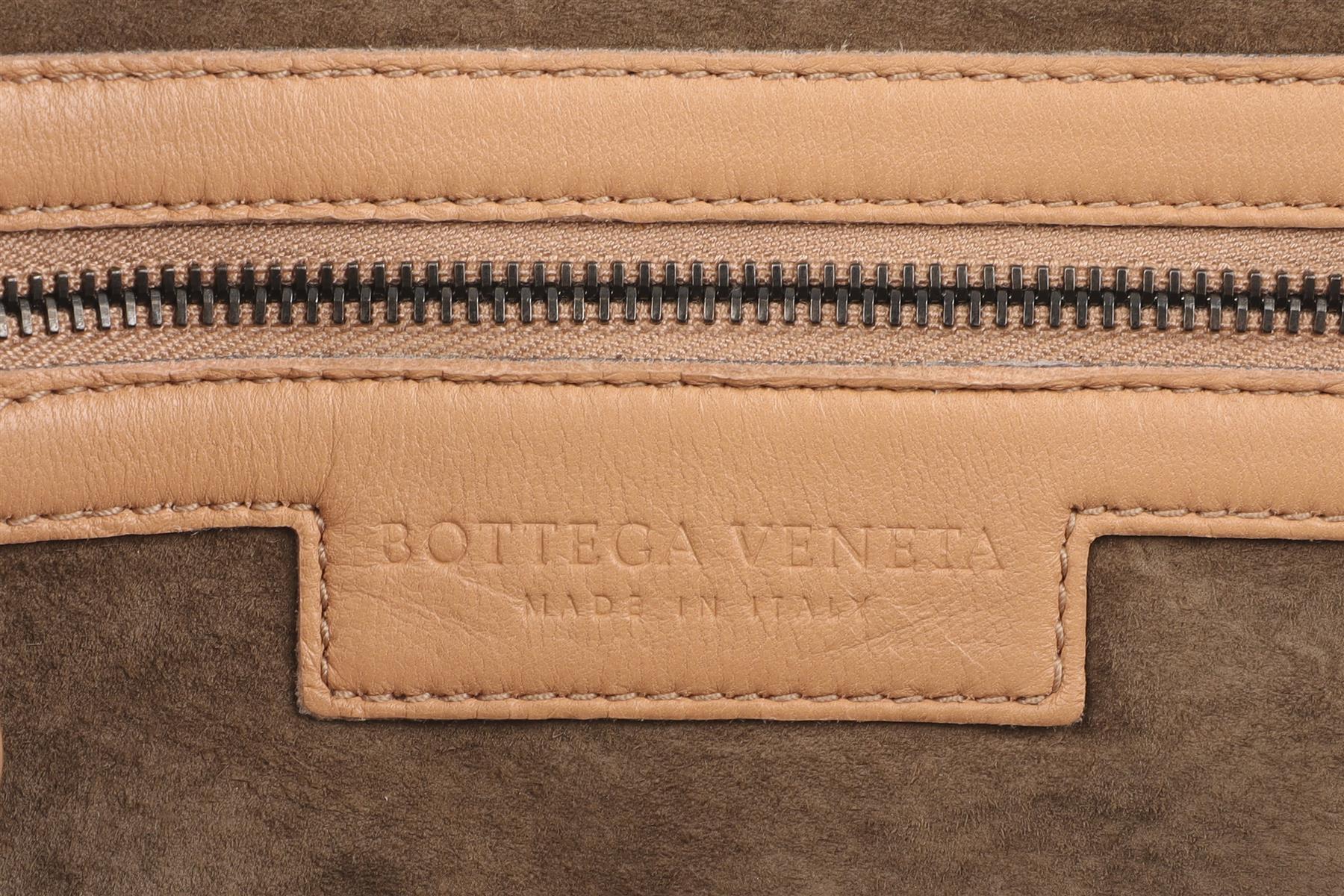 BOTTEGA VENETA BEIGE NODINI INTRECCIATO LEATHER SHOULDER BAG - Image 9