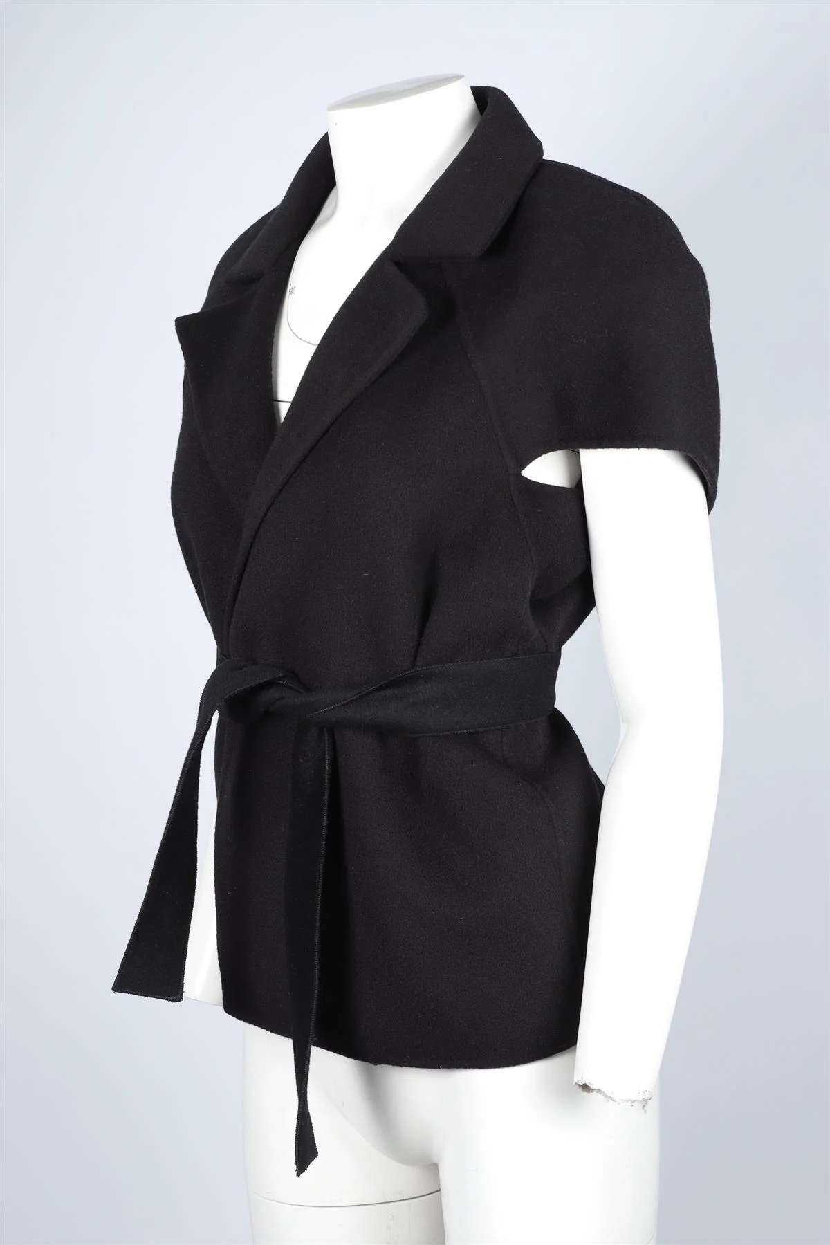 BOTTEGA VENETA BLACK CASHMERE JACKET IT 38 UK 6 - Image 3