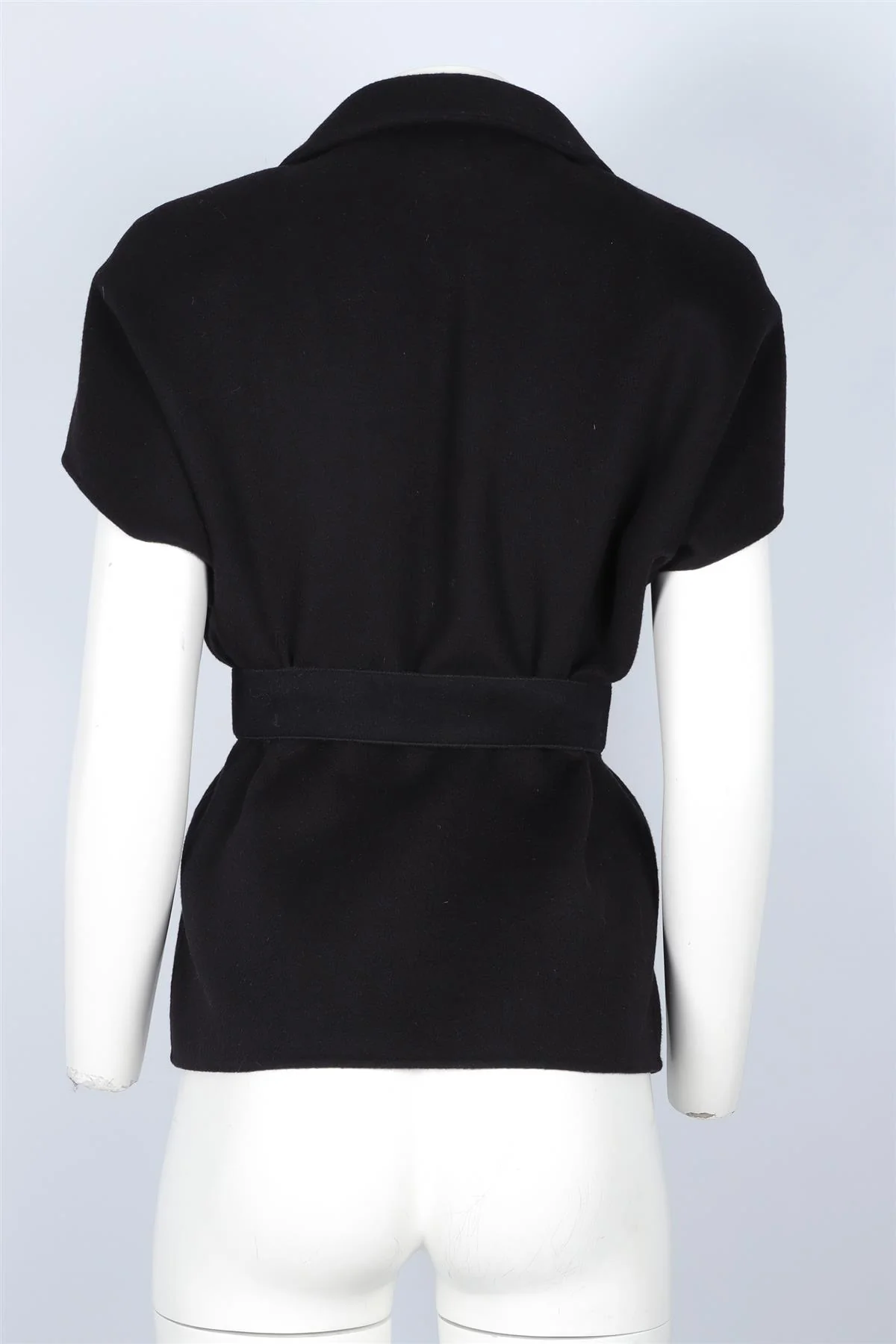 BOTTEGA VENETA BLACK CASHMERE JACKET IT 38 UK 6 - Image 4