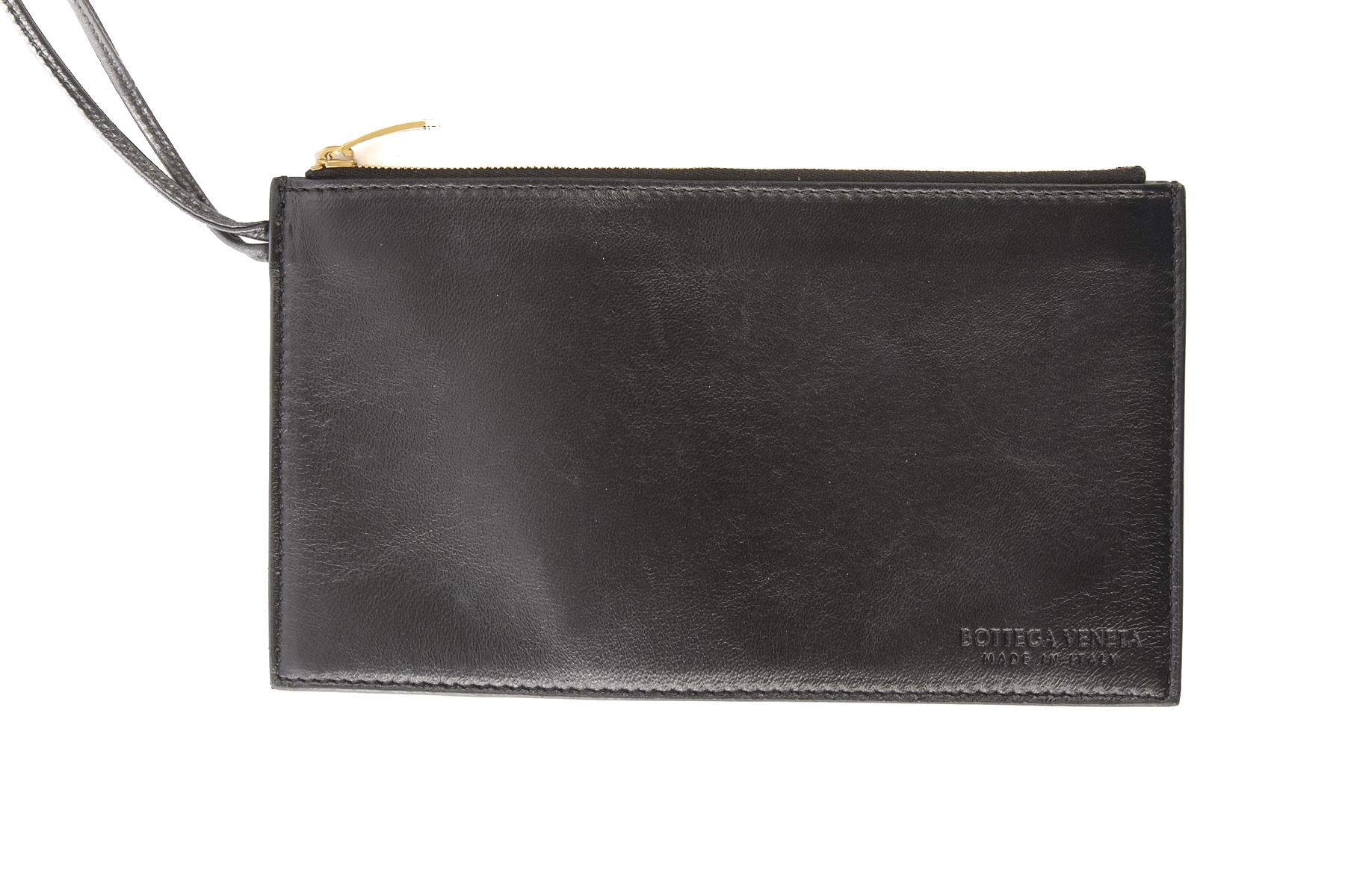 BOTTEGA VENETA BLACK HANDLE MEDIUM INTRECCIATO LEATHER TOTE BAG - Image 11