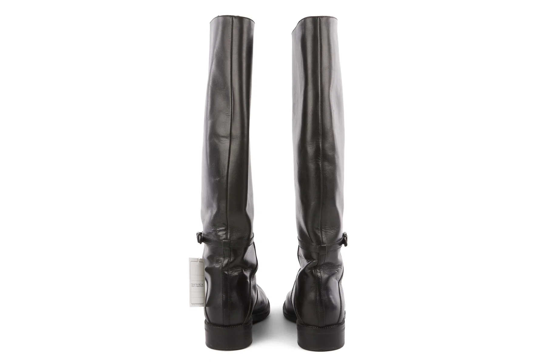 BOTTEGA VENETA BLACK LEATHER KNEE HIGH BOOTS EU 39.5 UK 6.5 US 9.5 - Image 5