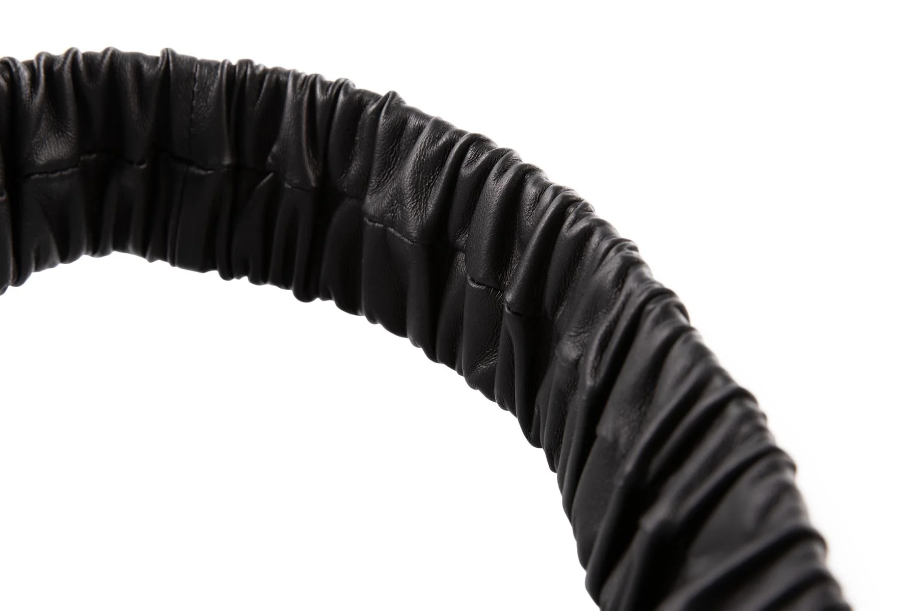 BOTTEGA VENETA BLACK LEATHER WAIST BELT LARGE - Image 6