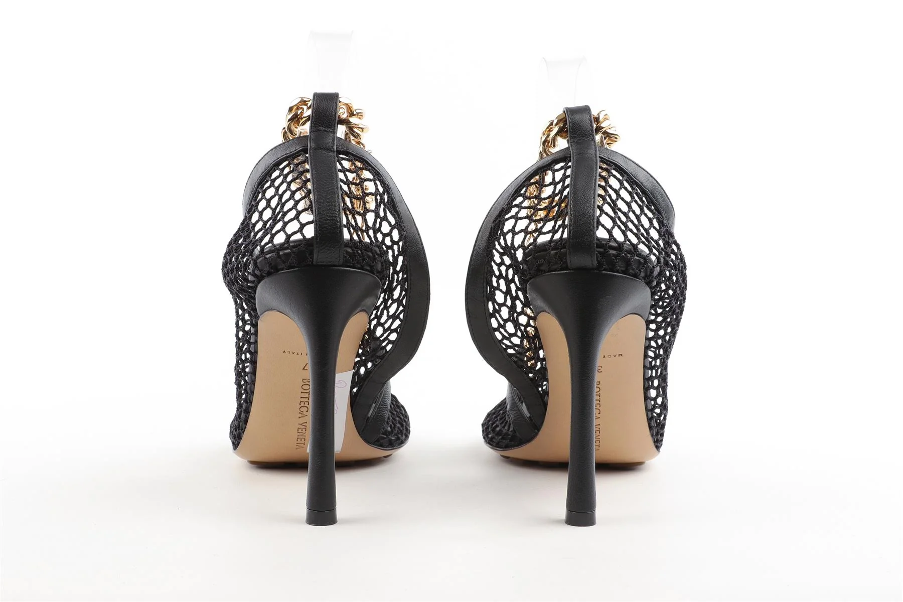 BOTTEGA VENETA BLACK MESH PUMPS EU 37 UK 4 US 7 - Image 5