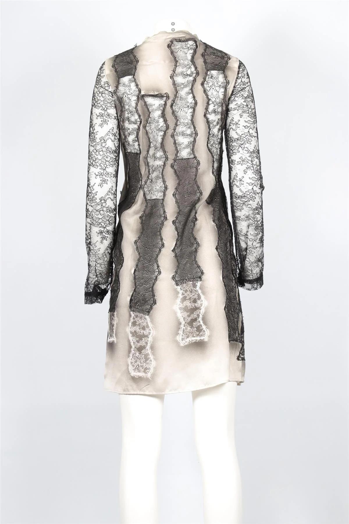 BOTTEGA VENETA BLACK SILK DRESS IT 42 UK 10 - Image 4