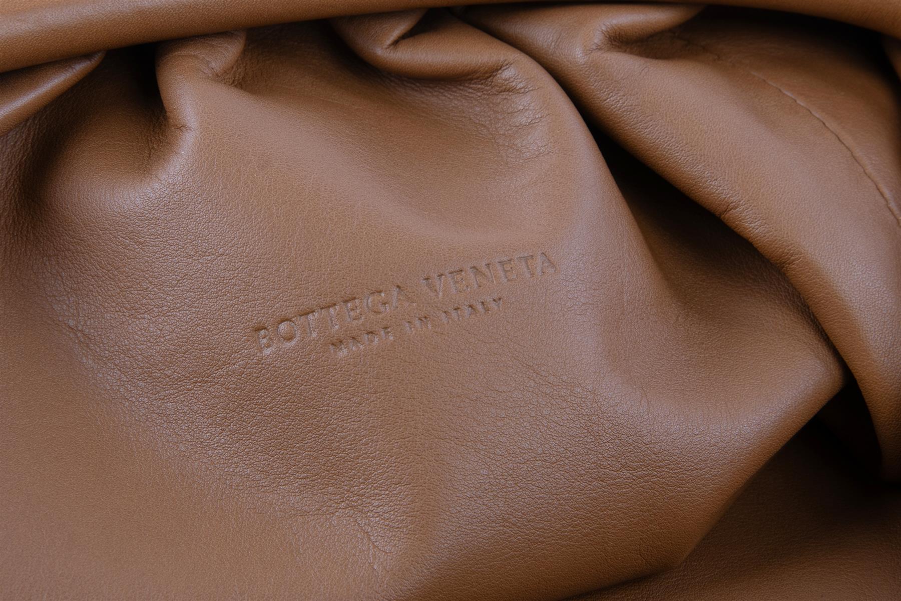 BOTTEGA VENETA BROWN POUCH LARGE LEATHER CLUTCH - Image 9
