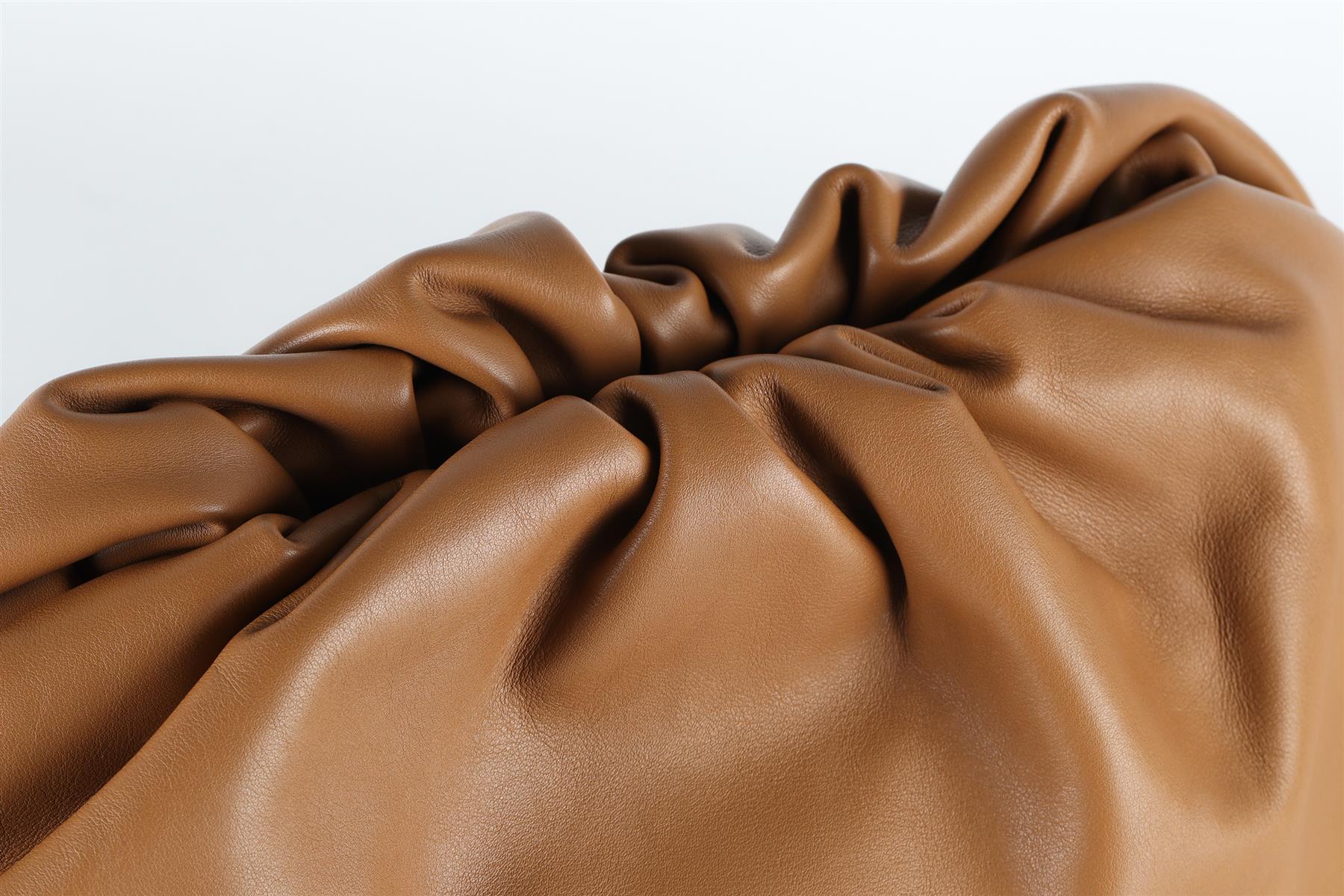 BOTTEGA VENETA BROWN POUCH LARGE LEATHER CLUTCH - Image 8