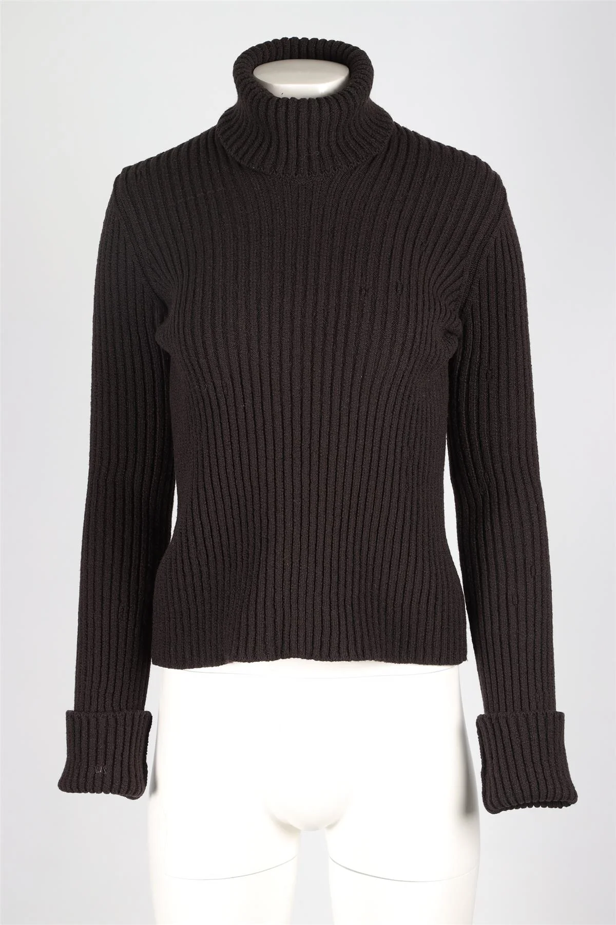 BOTTEGA VENETA BROWN WOOL SWEATER LARGE - Image 2