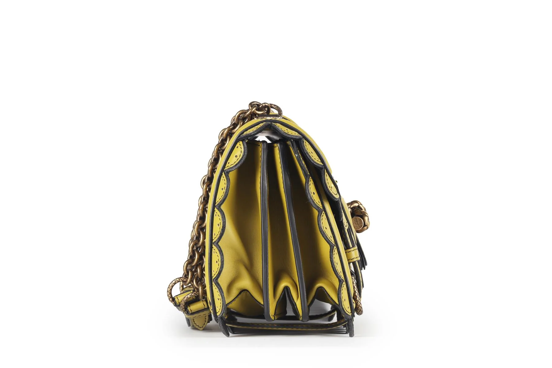 BOTTEGA VENETA GREEN CITY KNOT INTRECCIATO LEATHER SHOULDER BAG - Image 5