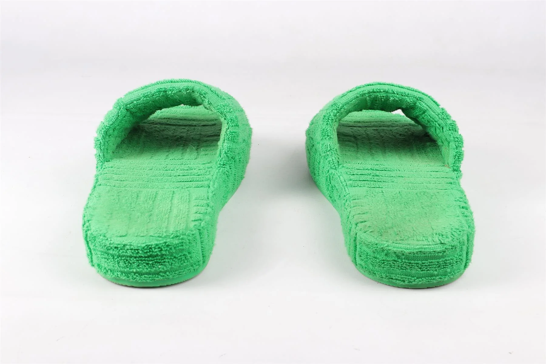 BOTTEGA VENETA GREEN TERRY SLIDES EU 40 UK 7 US 10 - Image 5