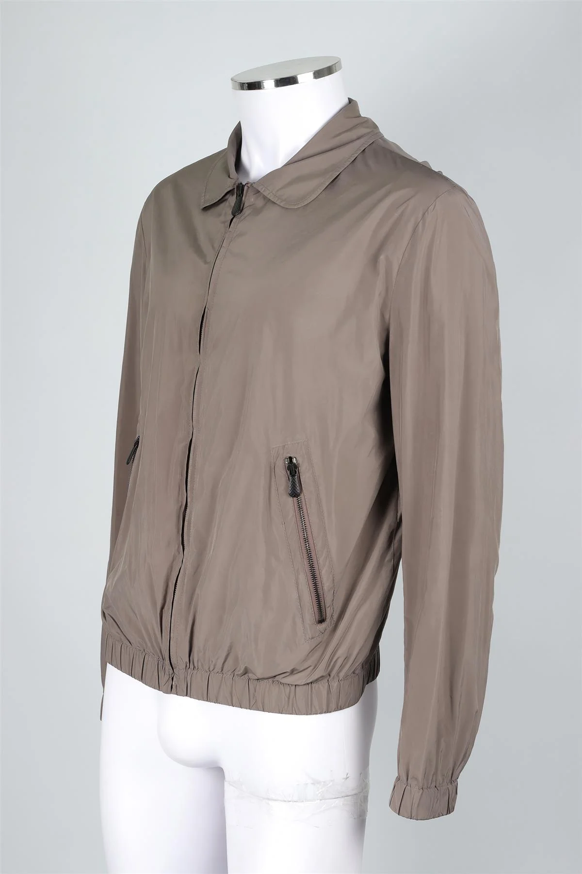 BOTTEGA VENETA GREY MEN'S SHELL JACKET IT 50 UK/US 40 - Image 3