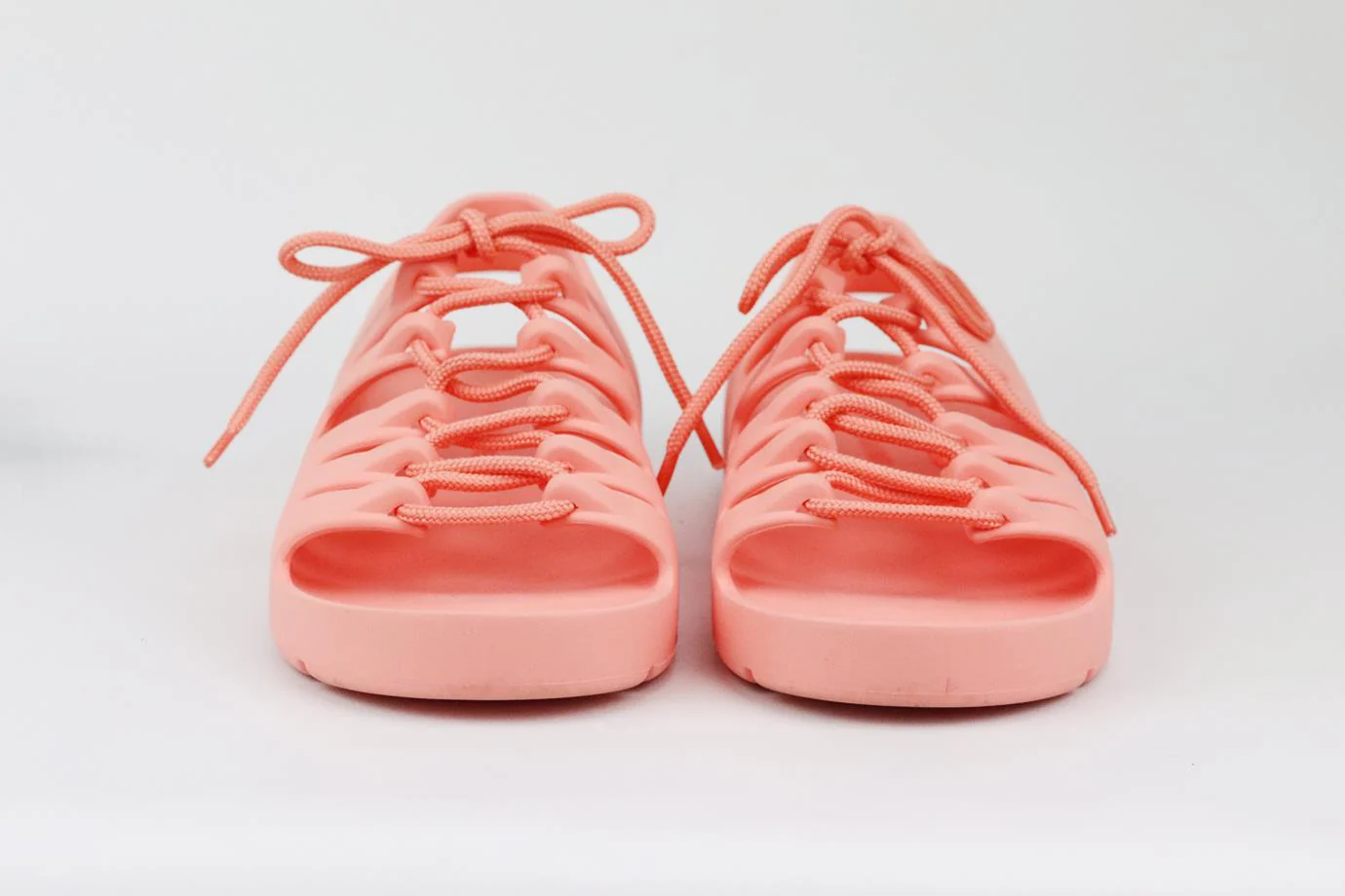 BOTTEGA VENETA JELLY LACE UP RUBBER SANDALS EU 38 UK 5 US 8 - Image 3