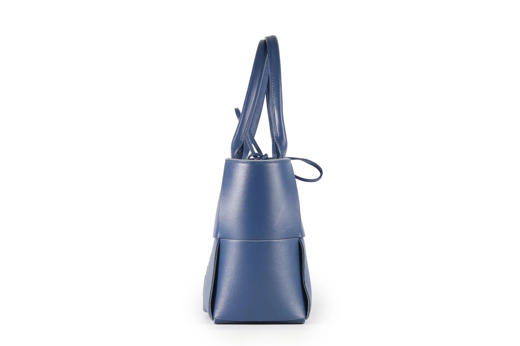 BOTTEGA VENETA NAVY ARCO INTRECCIATO LEATHER TOTE BAG - Image 5