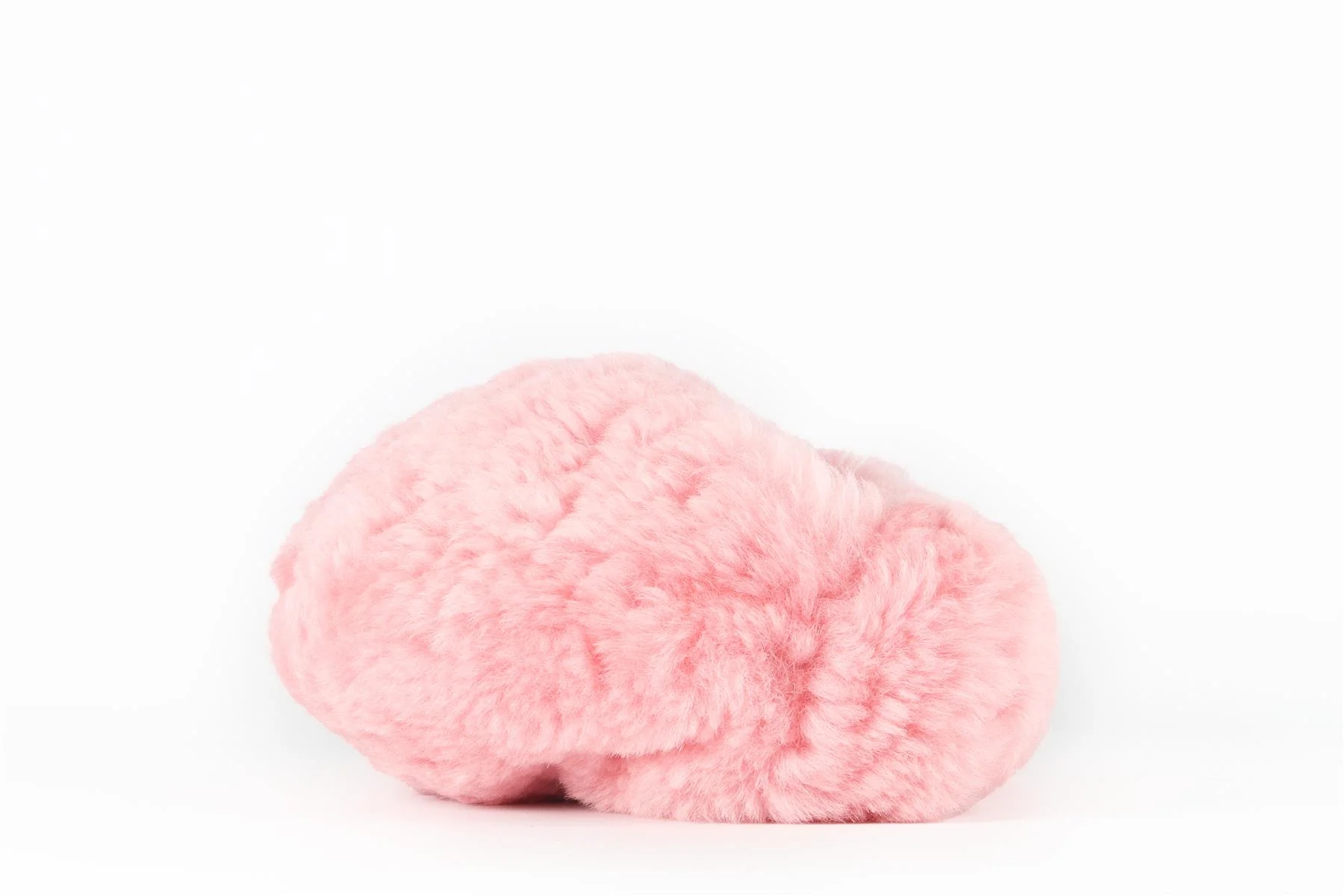BOTTEGA VENETA PINK JODIE MINI SHEARLING CLUTCH - Image 4