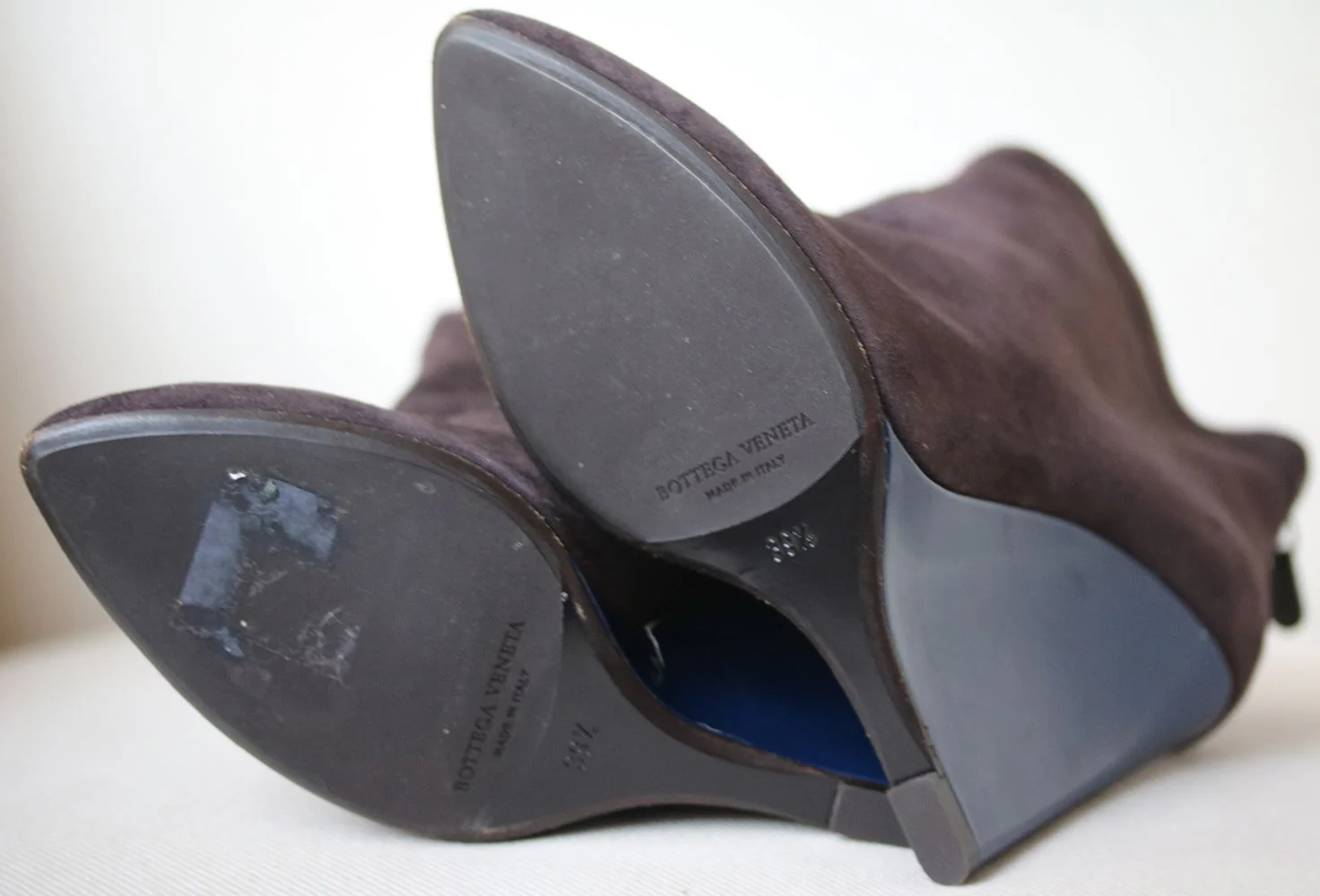 BOTTEGA VENETA SUEDE WEDGE BOOTS EU 39.5 UK 6.5 US 9.5 - Image 5