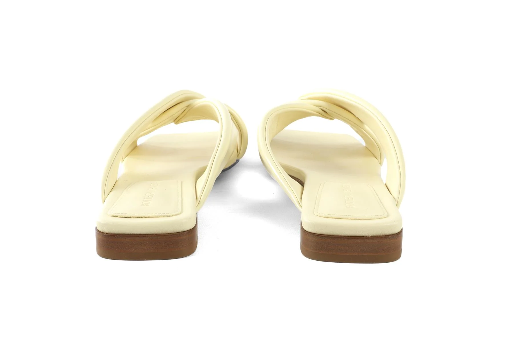 BOTTEGA VENETA YELLLOW CUSHION LUX LEATHER SANDALS EU 38 UK 5 US 8 - Image 5