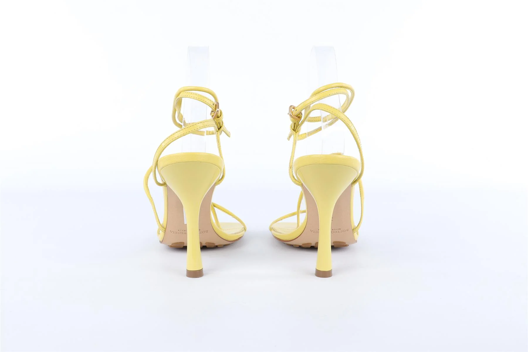 BOTTEGA VENETA YELLOW LEATHER SANDALS EU 38 UK 5 US 8 - Image 5