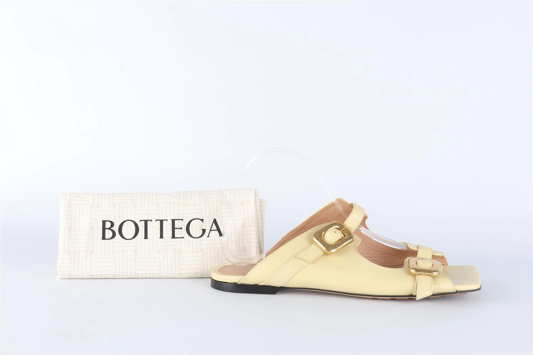 BOTTEGA VENETA YELLOW LEATHER SANDALS EU 39 UK 6 US 9 - Image 7