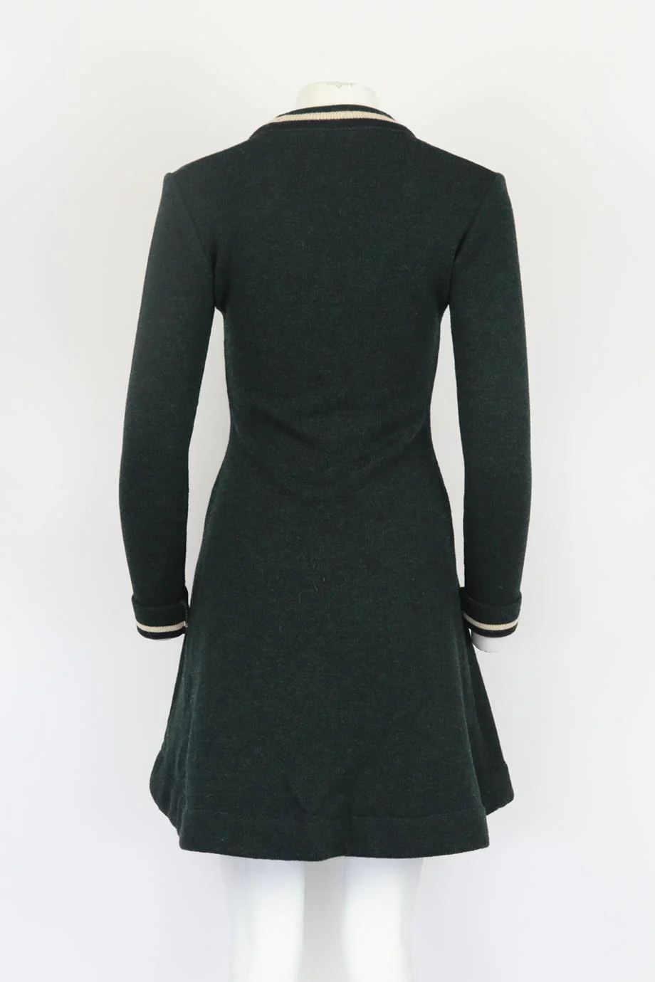 BOUCHRA JARRAR WOOL DRESS XSMALL - Image 4