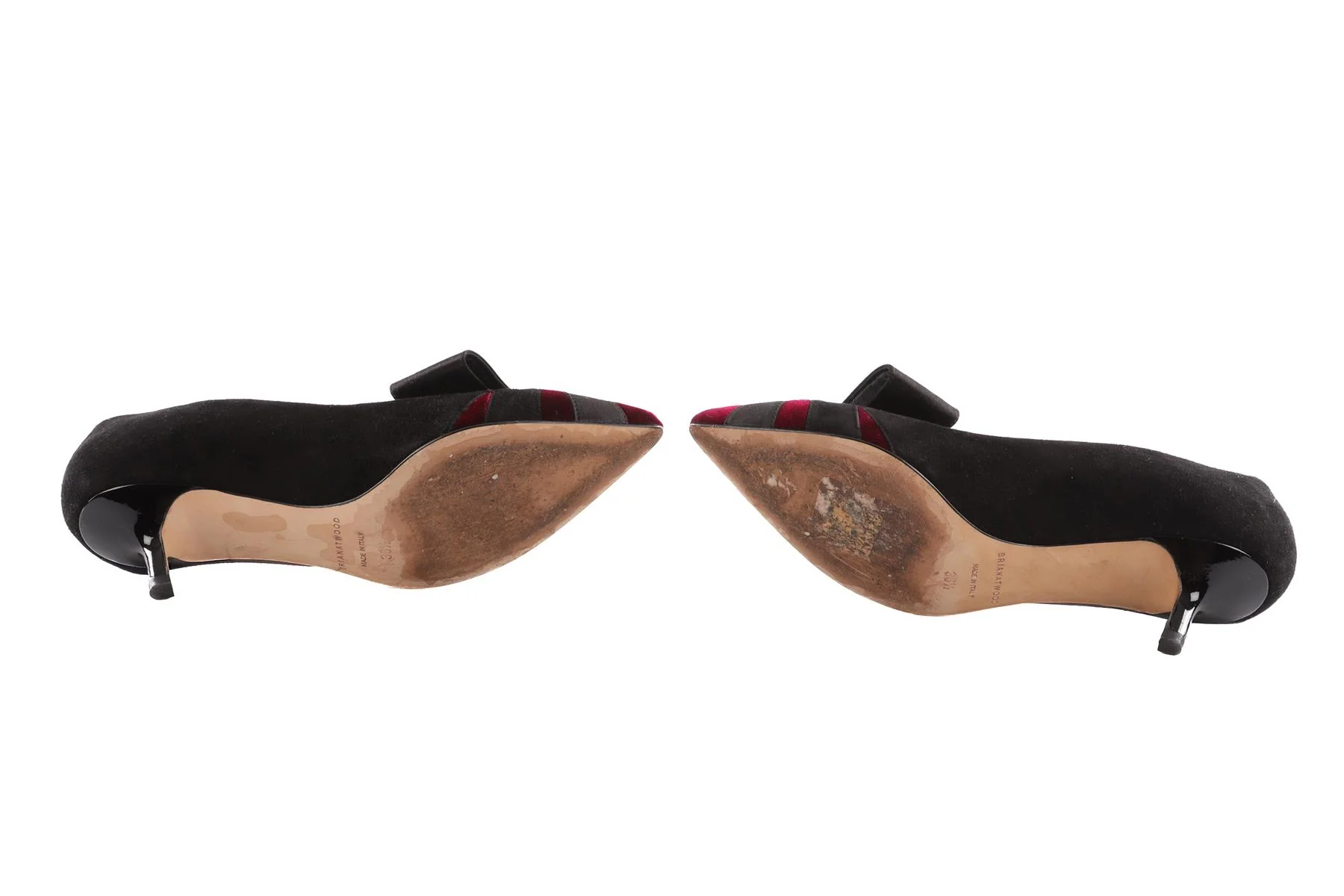 BRIAN ATWOOD BLACK SUEDE PUMPS EU 36.5 UK 3.5 US 6.5 - Image 5