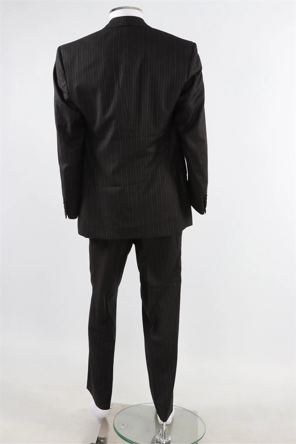BRIONI BLACK MEN'S WOOL TWO PIECE SUIT IT 46 UK/US 36 - Image 4