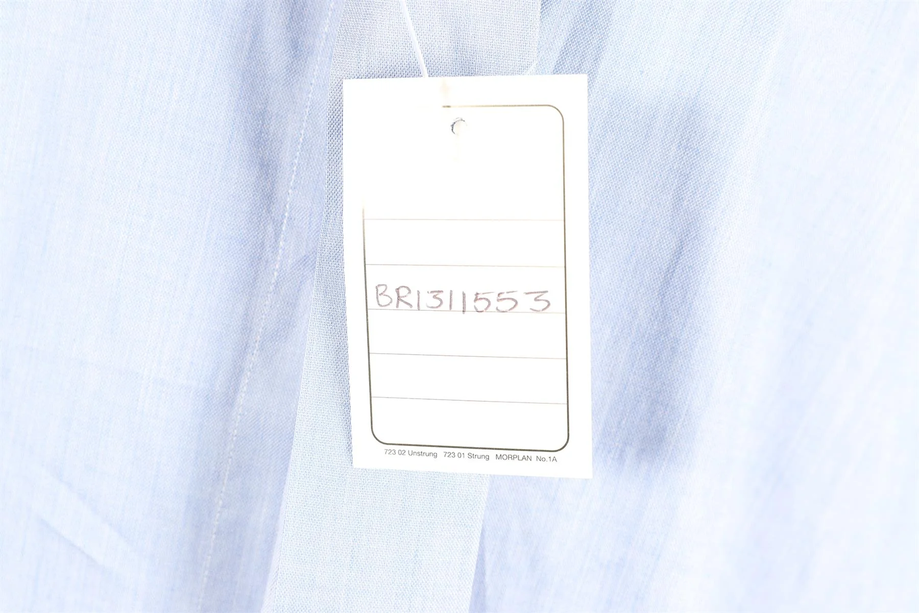 BRIONI BLUE MEN'S COTTON SHIRT EU 44 XXLARGE - Image 5