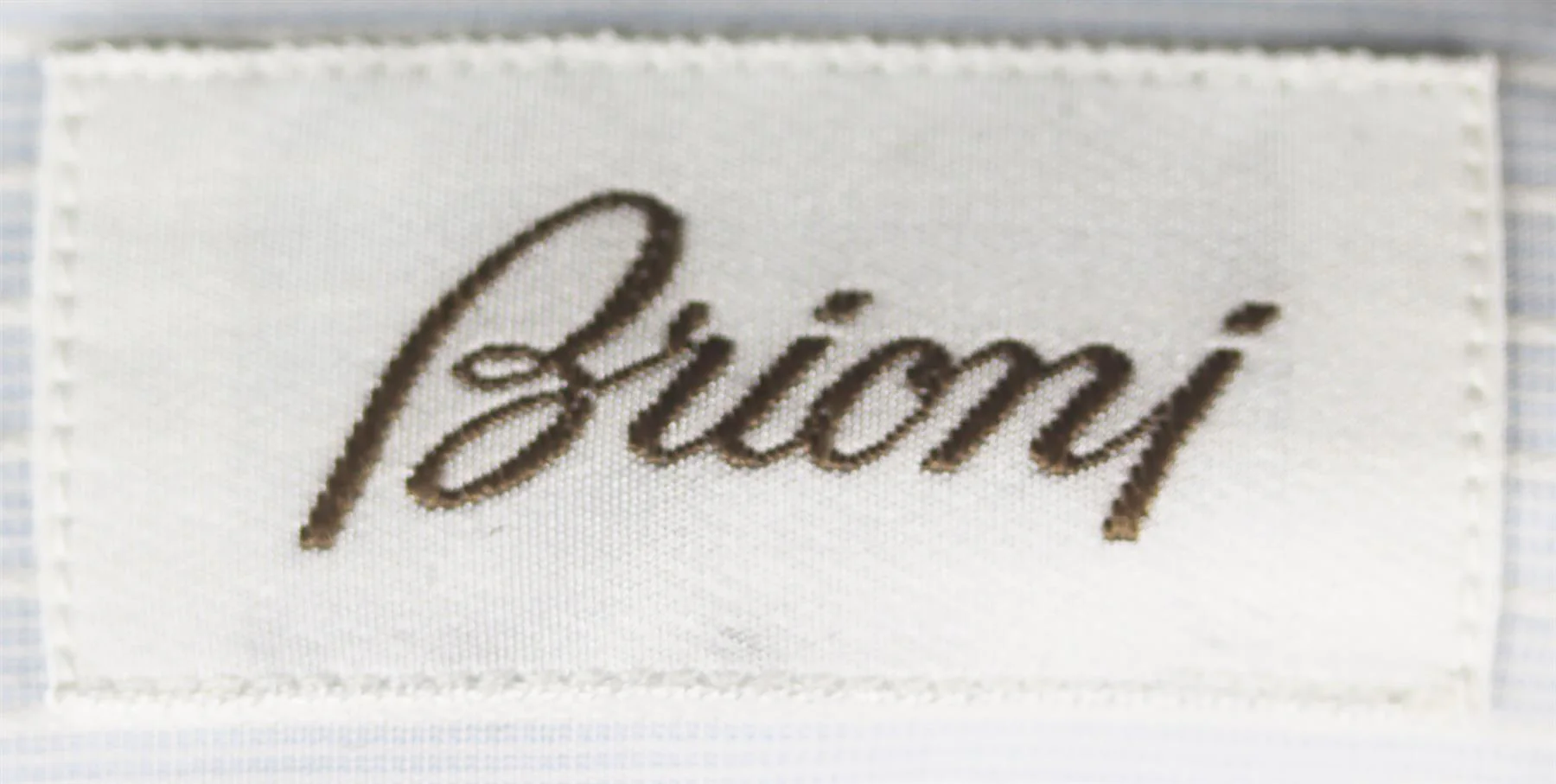 BRIONI MEN'S STRIPED COTTON SHIRT MEDIUM - Image 5