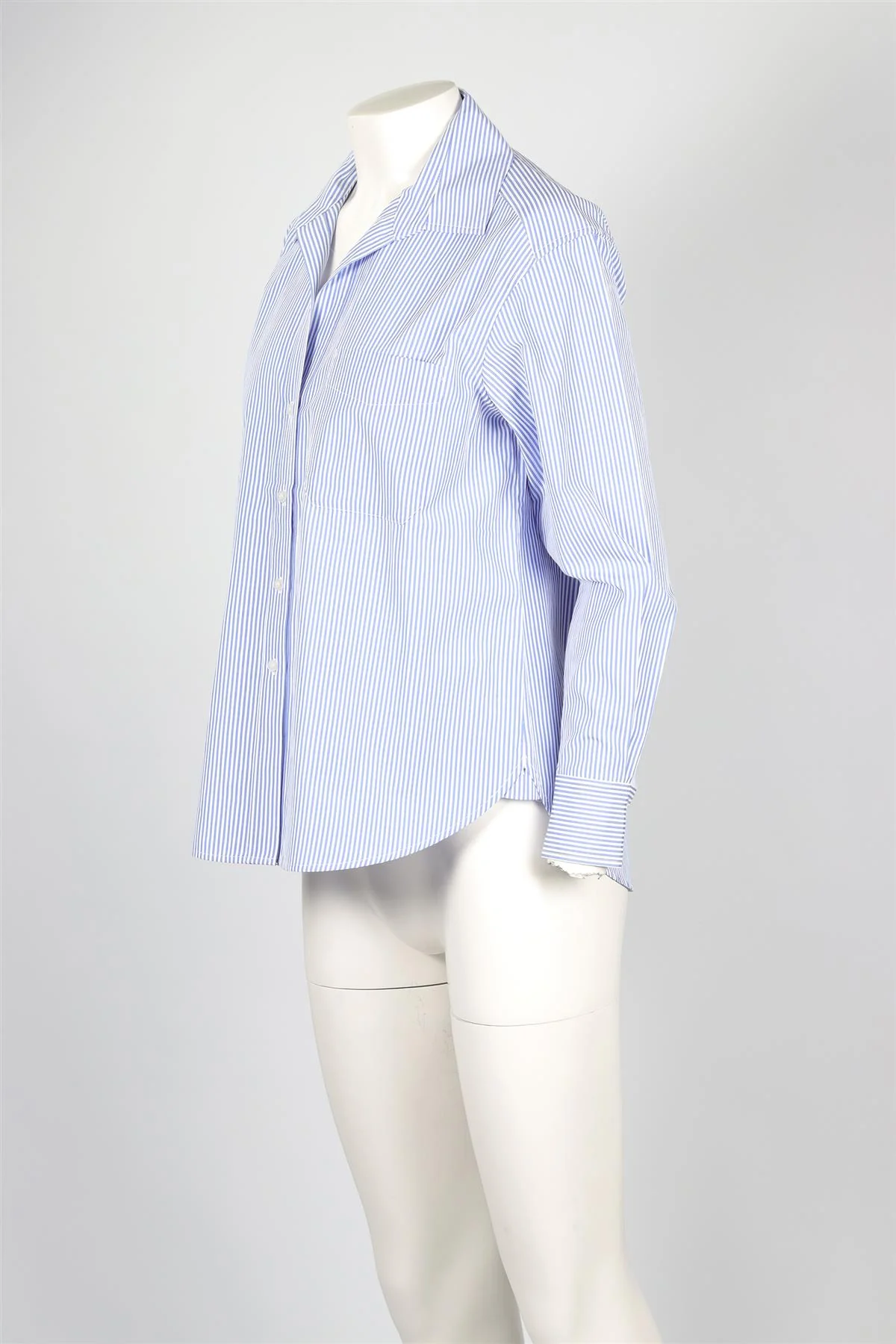 BROCHU WALKER BLUE COTTON SHIRT SMALL - Image 3