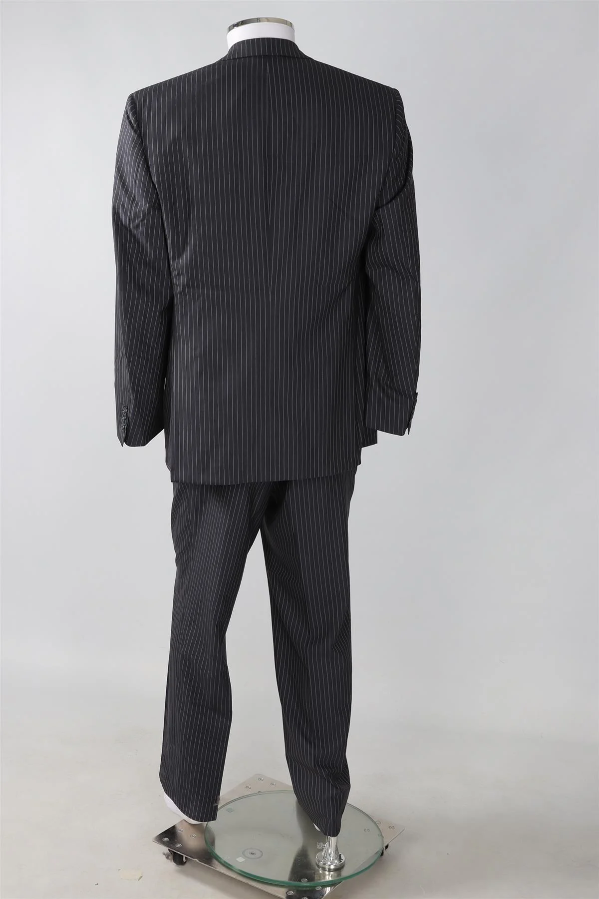 BRONI SUPER150S GREY MEN'S WOOL TWO PIECE SUIT IT 46 UK/US 36 - Image 4