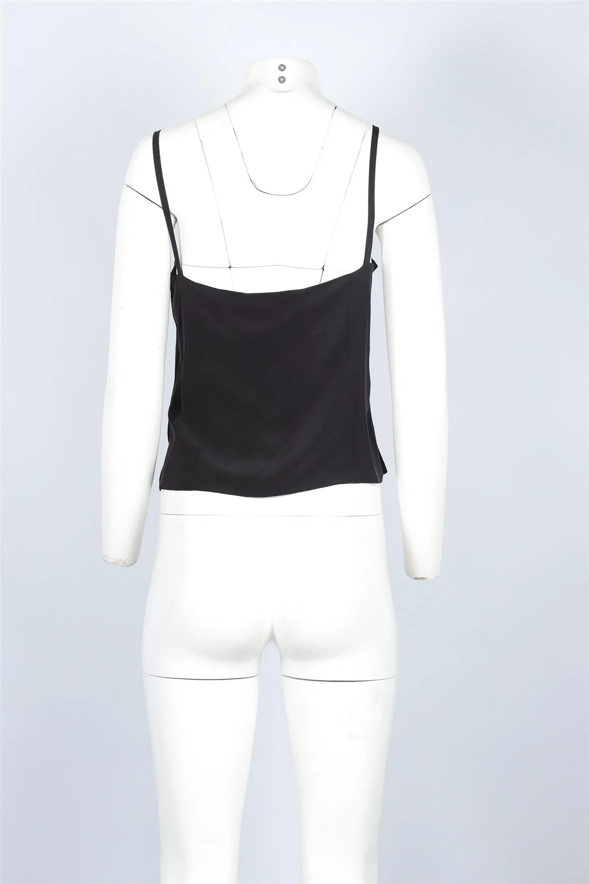 BRUCE OLDFIELD BLACK SILK TOP UK 10 - Image 4