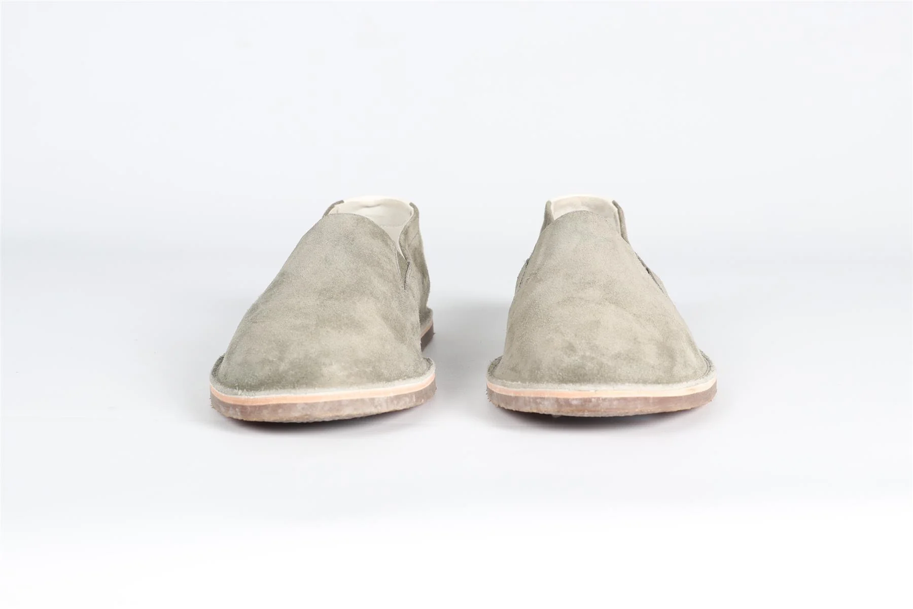BRUNELLO CUCINELLI GREY KIDS BOYS SUEDE EU 33 - Image 9