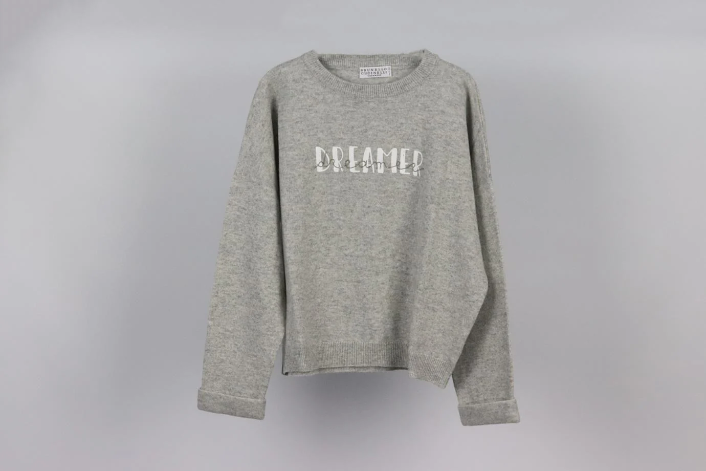 BRUNELLO CUCINELLI KIDS UNISEX CASHMERE SWEATER 8 YEARS - Image 2