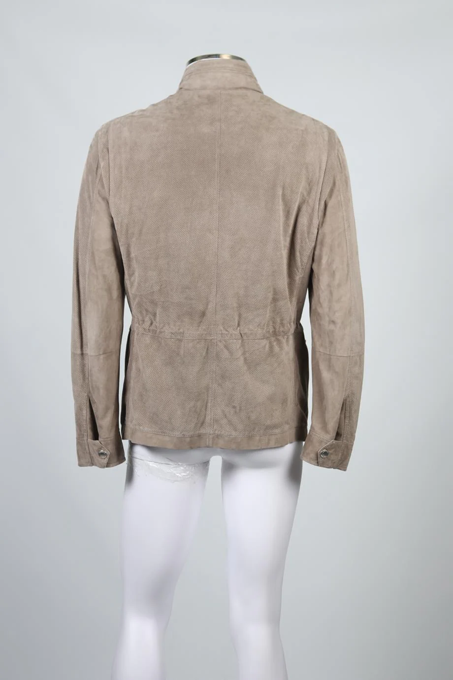 BRUNELLO CUCINELLI MEN'S SUEDE JACKET MEDIUM - Image 4