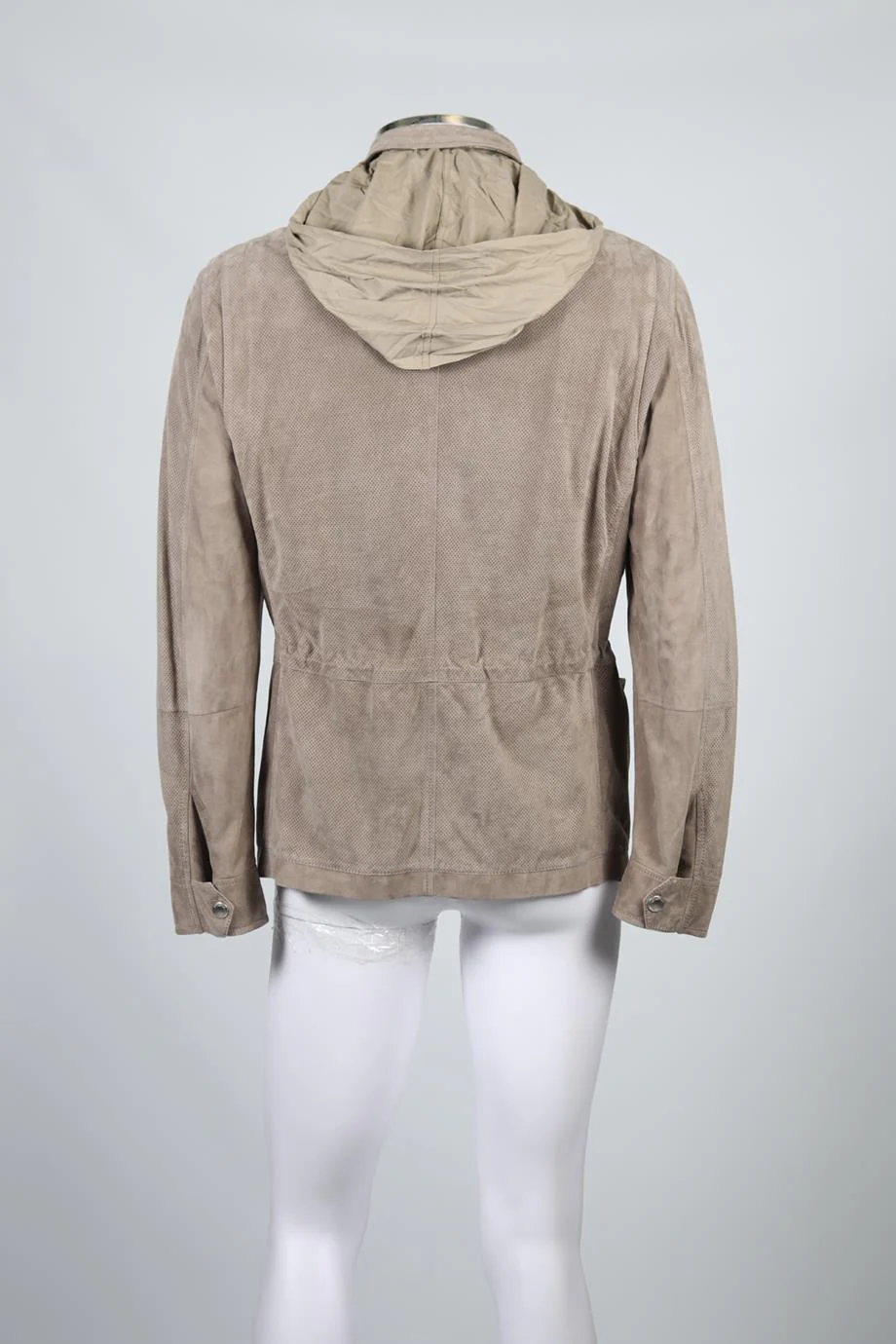 BRUNELLO CUCINELLI MEN'S SUEDE JACKET MEDIUM - Image 5