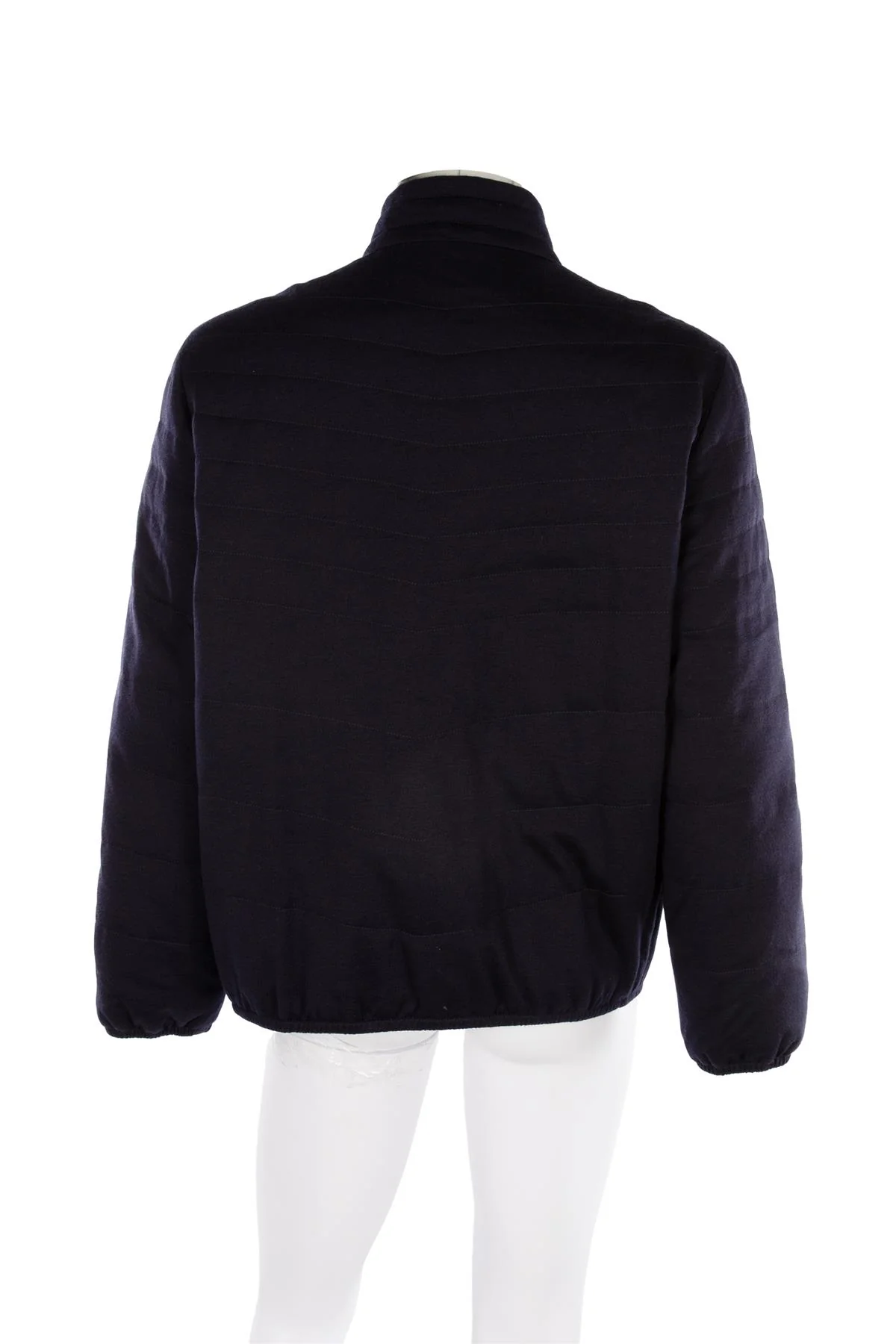 BRUNELLO CUCINELLI NAVY MEN'S PADDED WOOL JACKET IT 54 UK/US 44 - Image 4