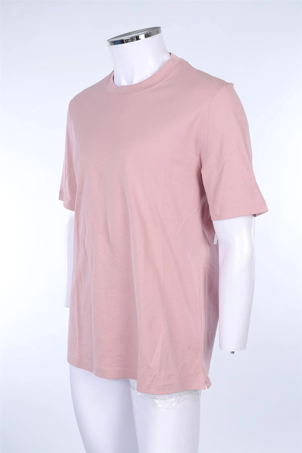 BRUNELLO CUCINELLI PINK MEN'S COTTON T-SHIRT LARGE - Image 3