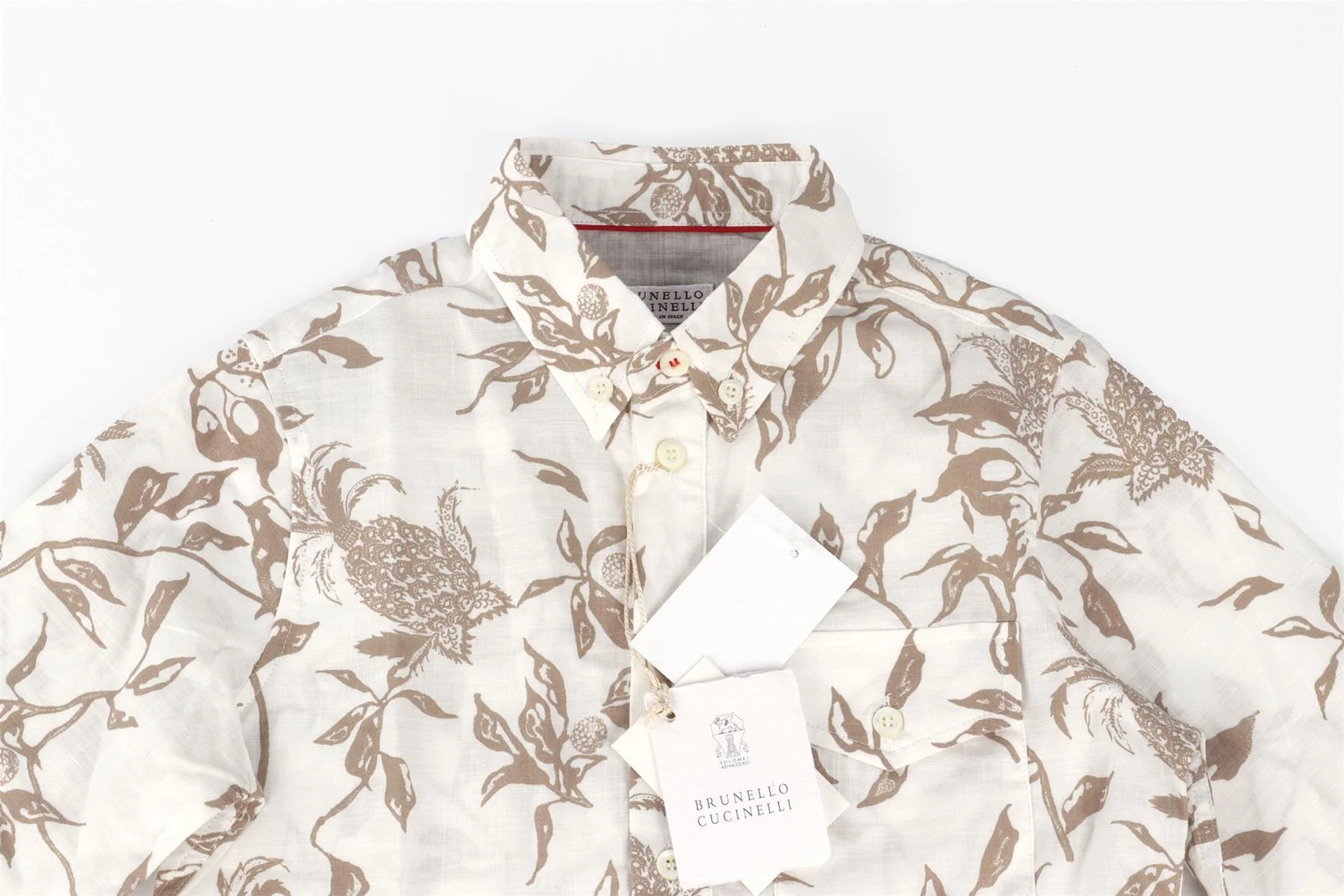 BRUNELLO CUCINELLI WHITE KIDS BOYS SHIRT 6 YEARS - Image 3