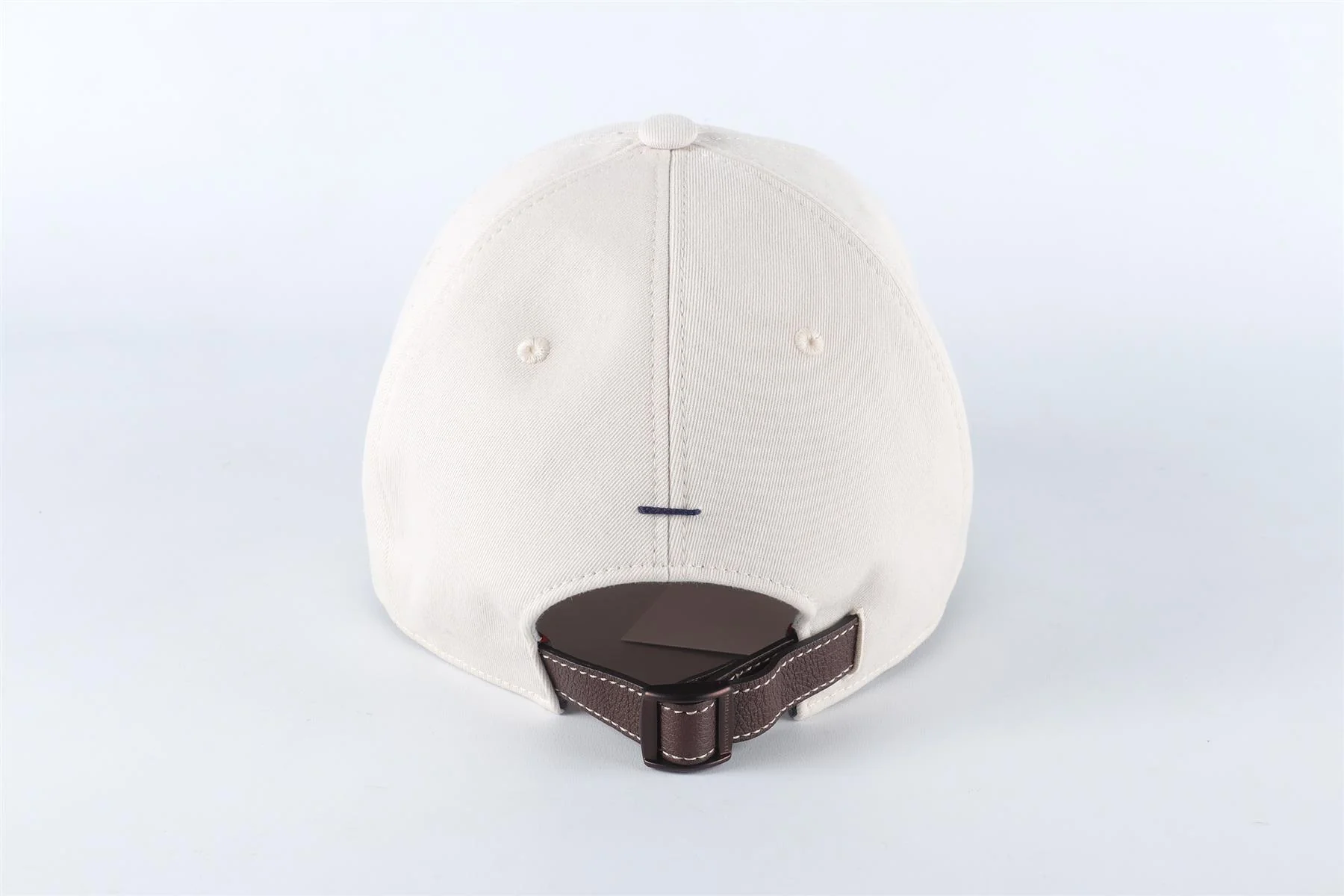 BRUNELLO CUCINELLI WHITE MEN'S COTTON BASEBALL CAP ONE SIZE - Image 4