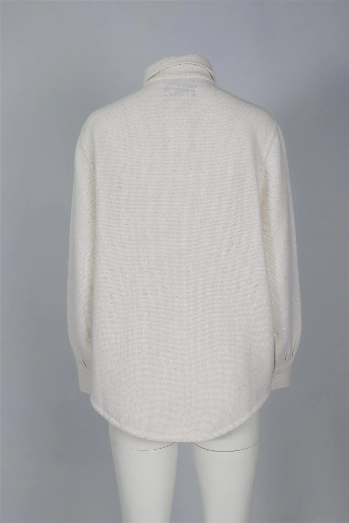 BRUNO MANETTI IVORY WOOL CARDIGAN IT 44 UK 12 - Image 4