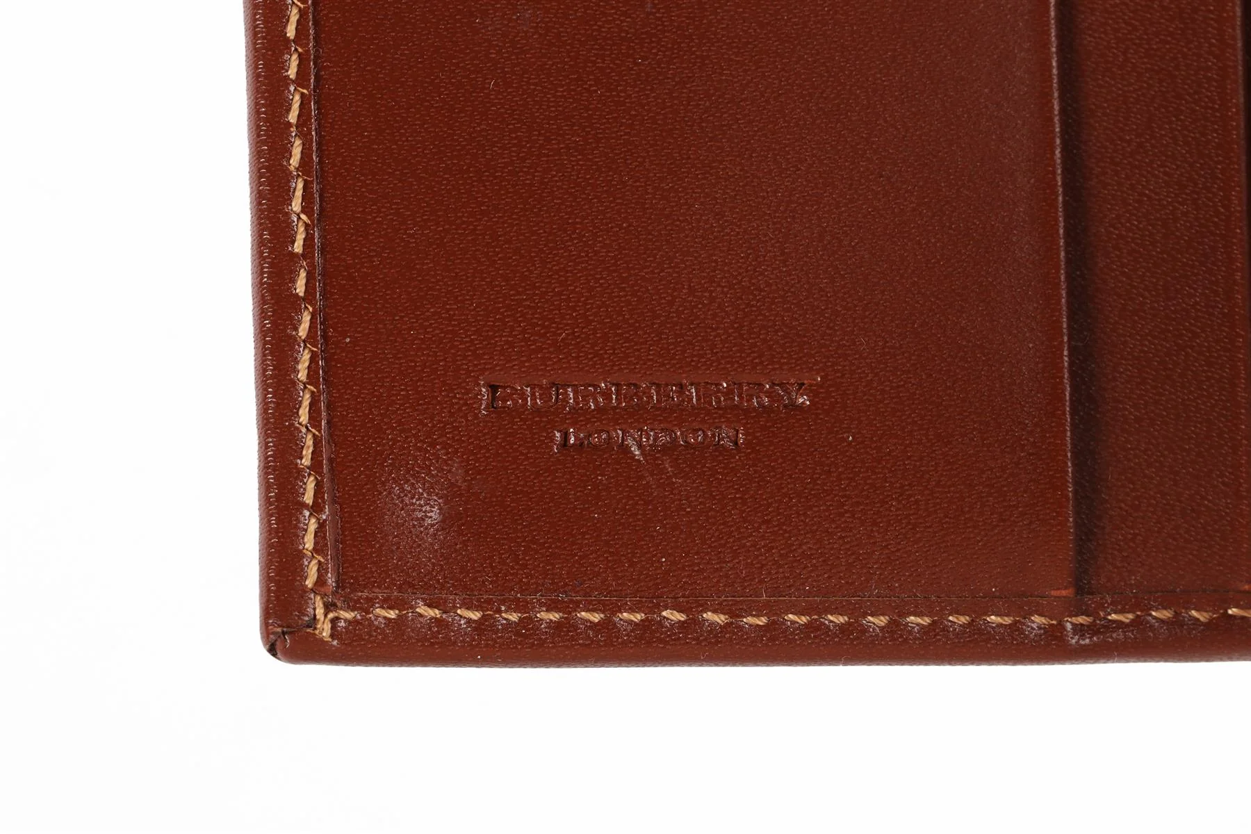 Burberry Brown Leather Wallet - Image 10